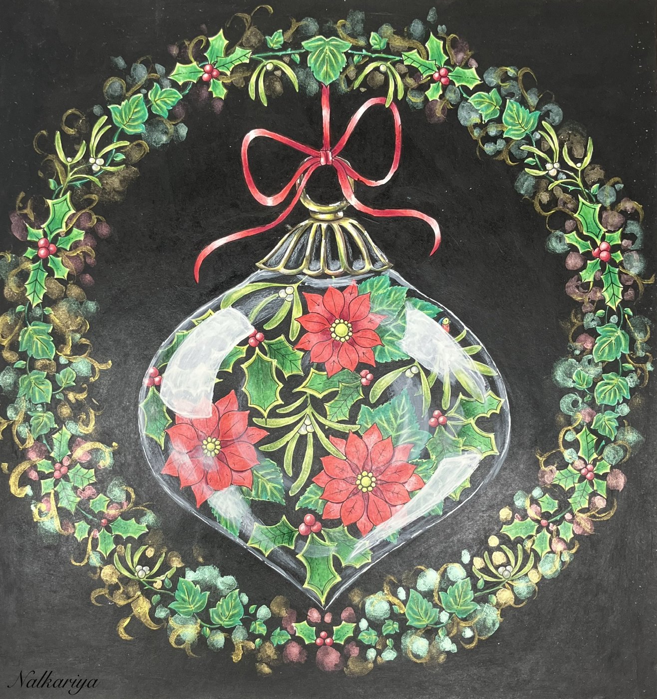 Стеклянный шар от Nalkariya