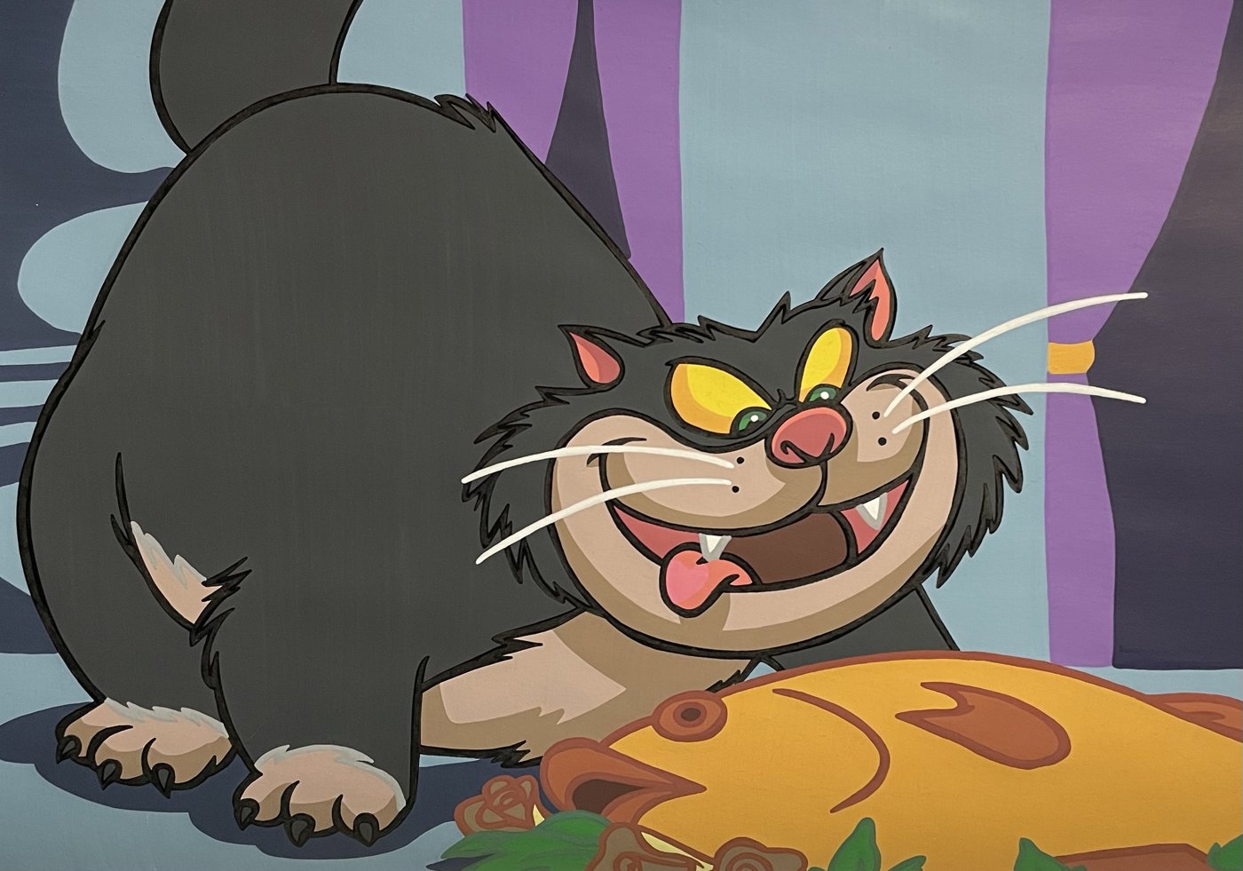 раскрасить Толстого персонажа от Alexandra