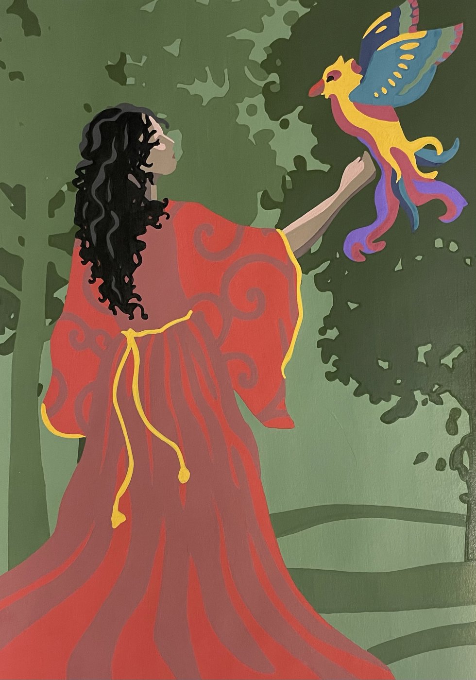 Раскрасить картинку по порядку от Alexandra