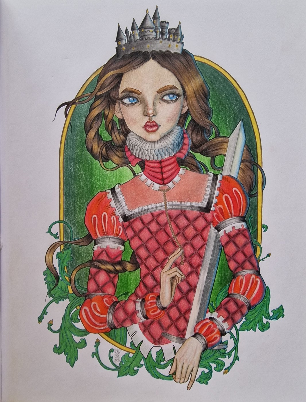 Queen Elizabeth от Coloring with Marina