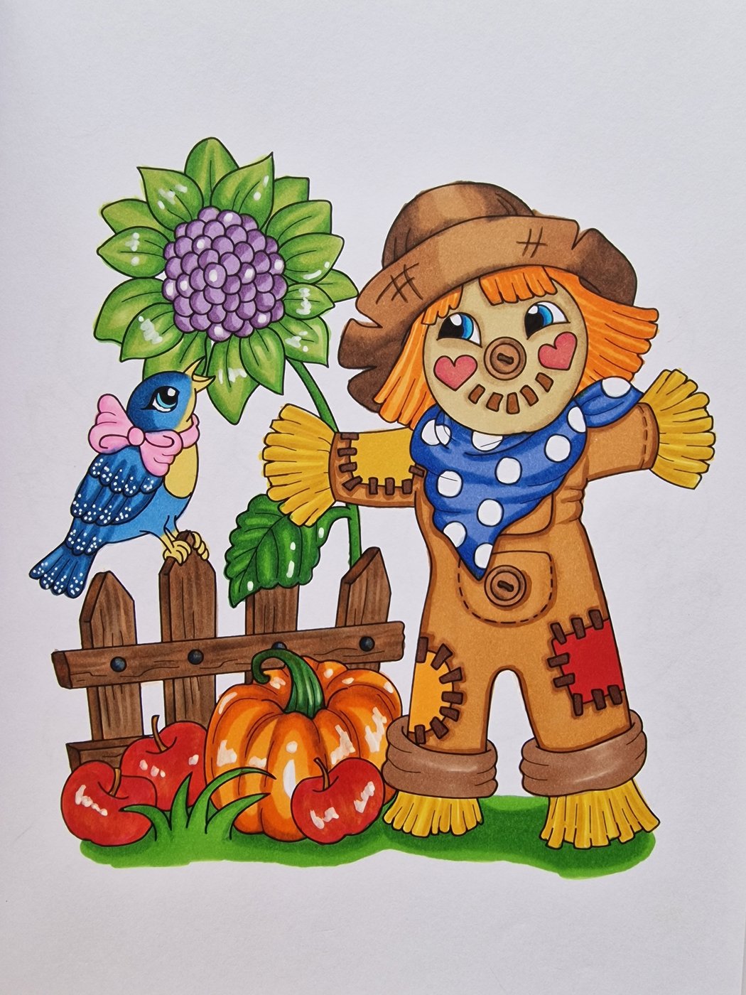 Чучело и друг от Coloring with Marina