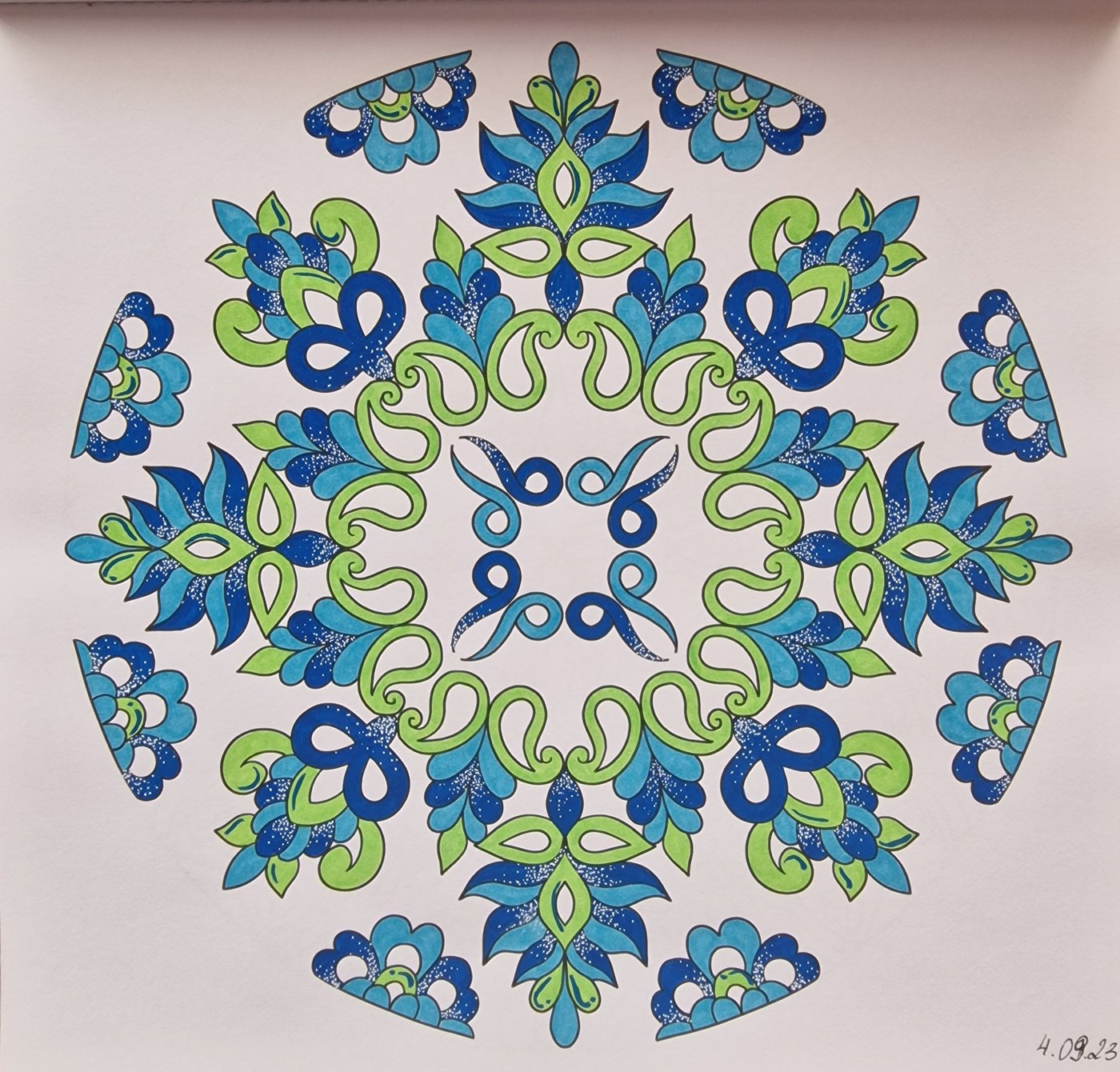 Blue/Green от Coloring with Marina