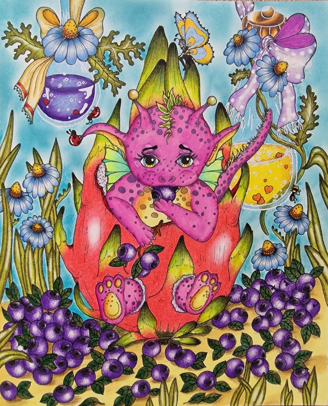 Дракончик от Coloring with Marina