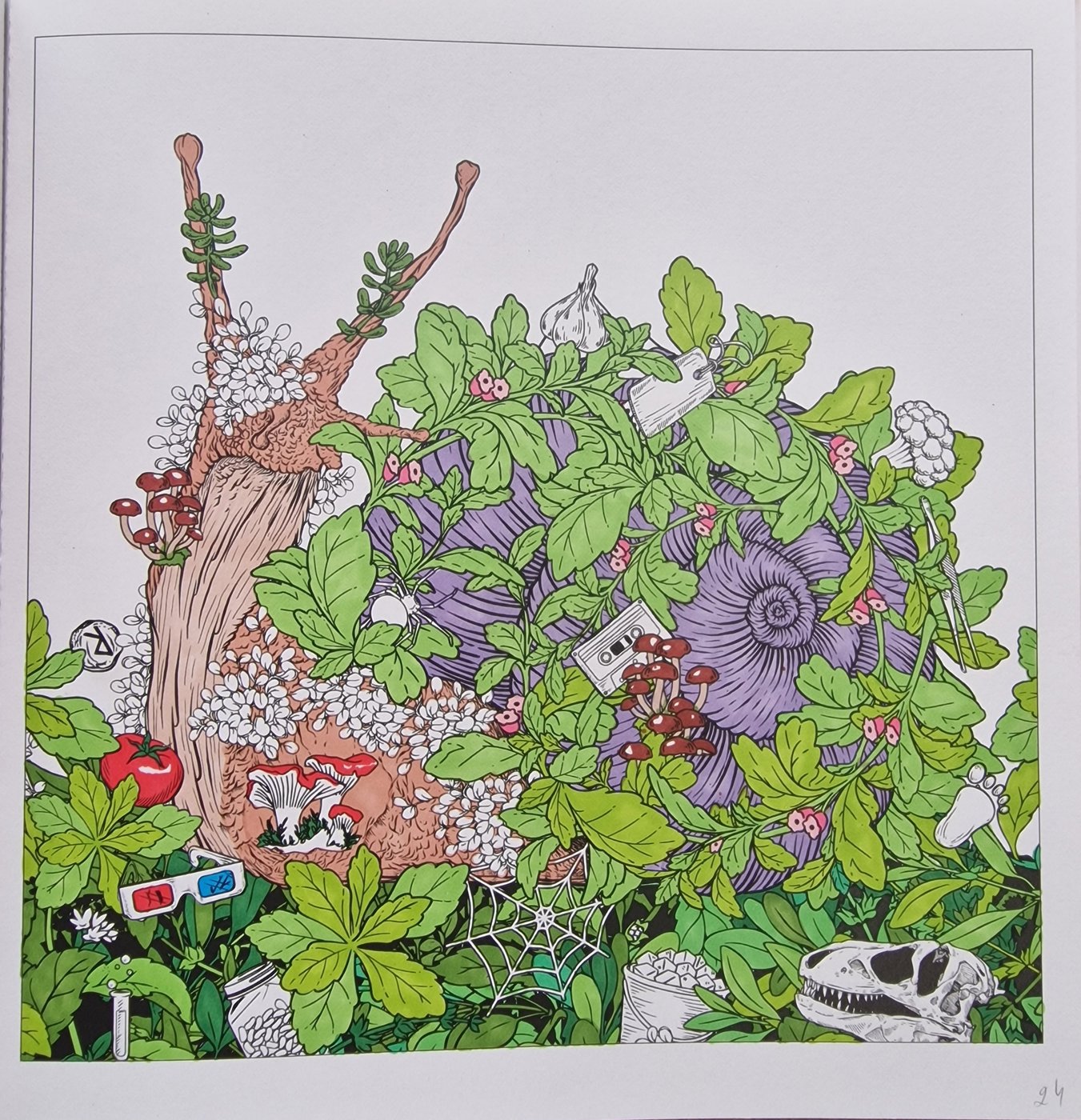 WIP Улитка 🐌 от Coloring with Marina