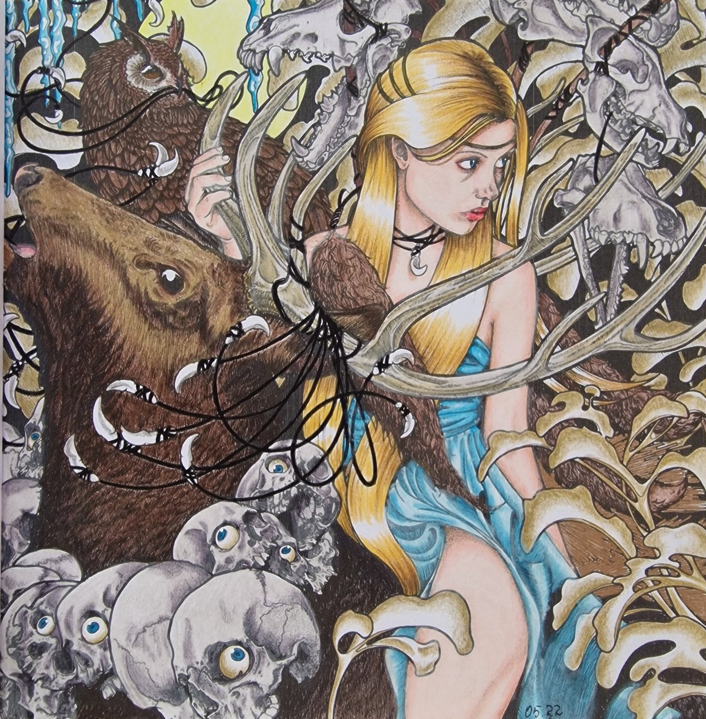 🦌 от Coloring with Marina