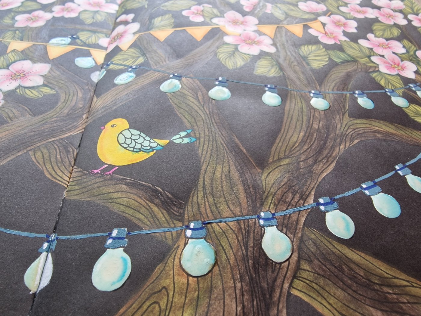 Лампочки в саду 💡 от Coloring with Marina (2/2)