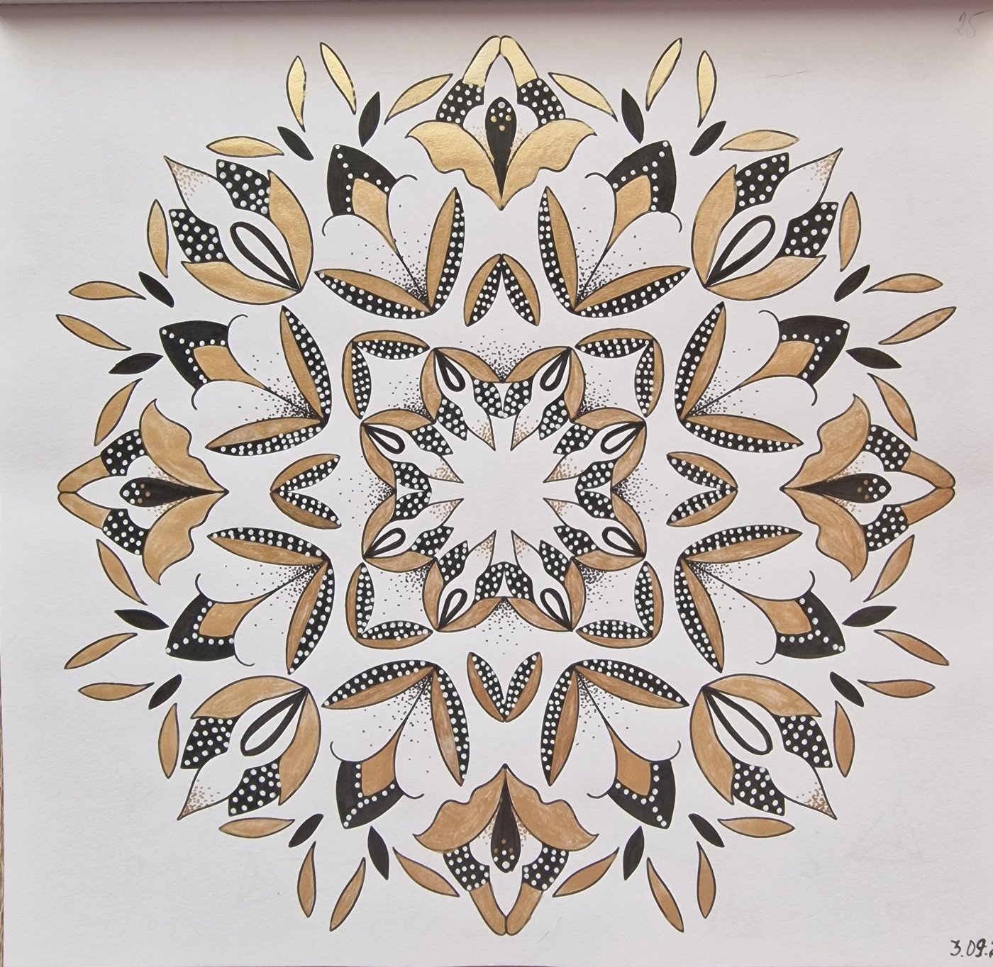 Black/Gold от Coloring with Marina