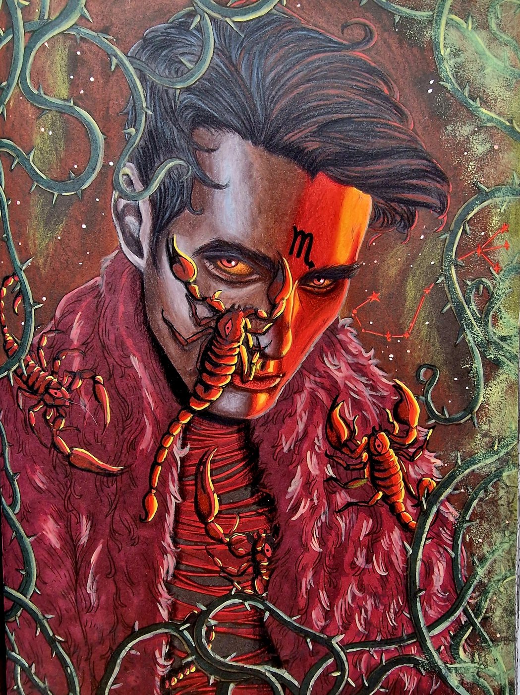 Скорпион 🦂 ♏️ от Coloring with Marina