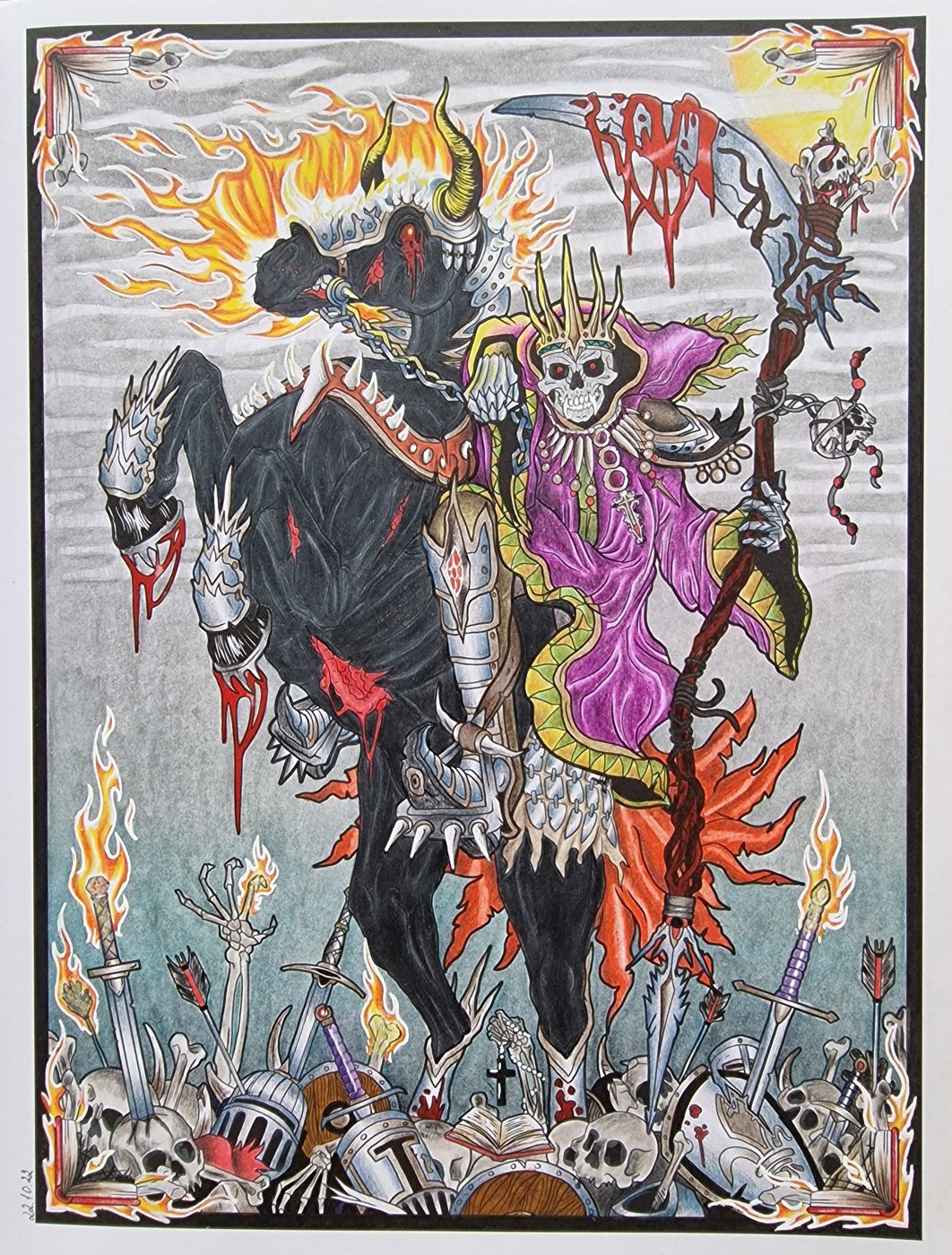 Мёртвый Наездник от Coloring with Marina