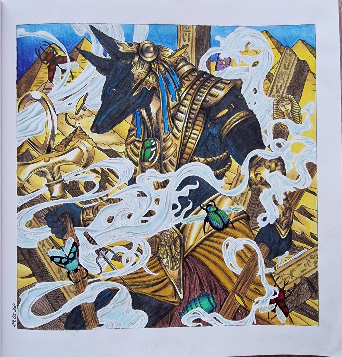 Anubis от Coloring with Marina