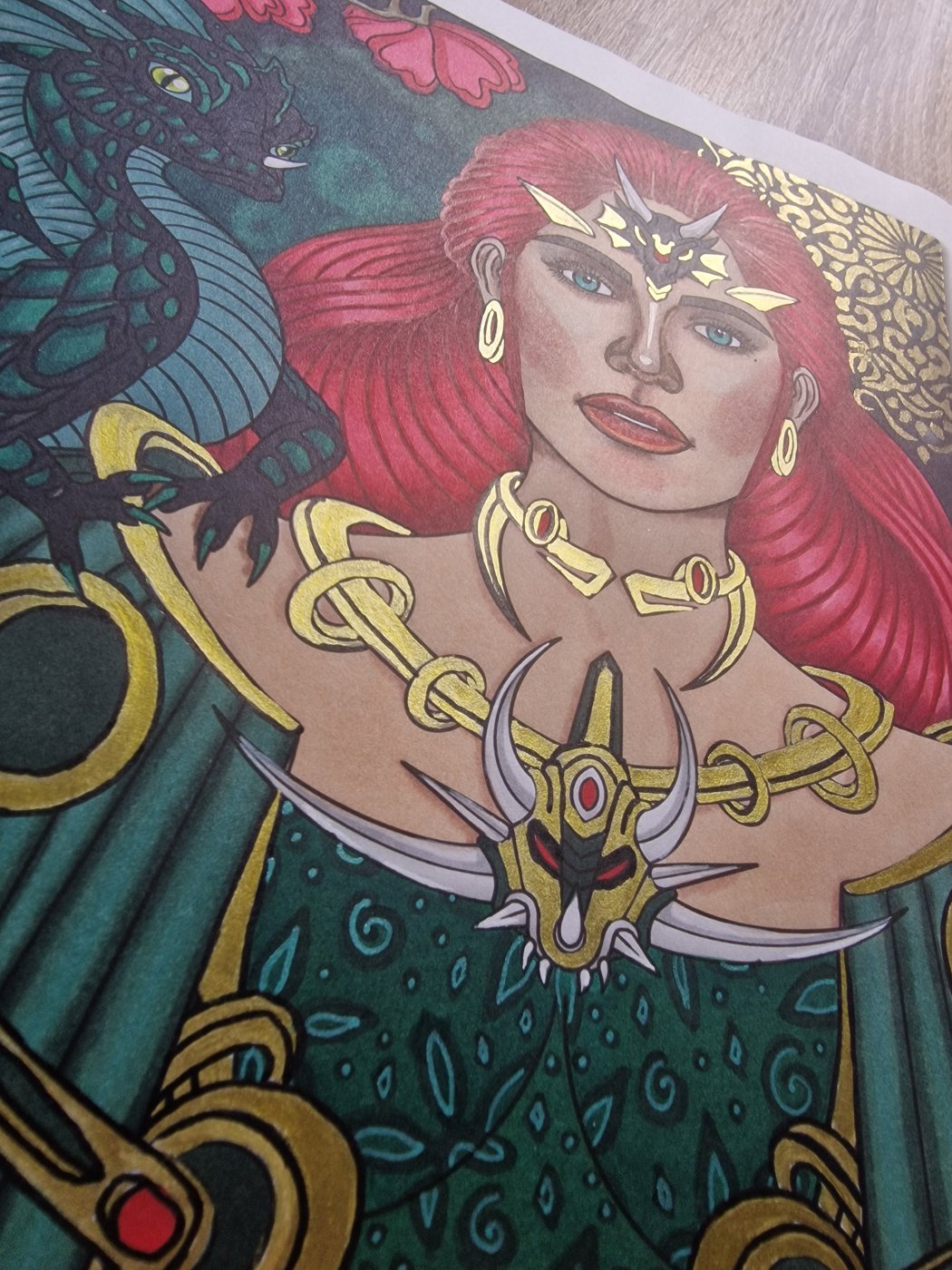 Green drago от Coloring with Marina (2/2)