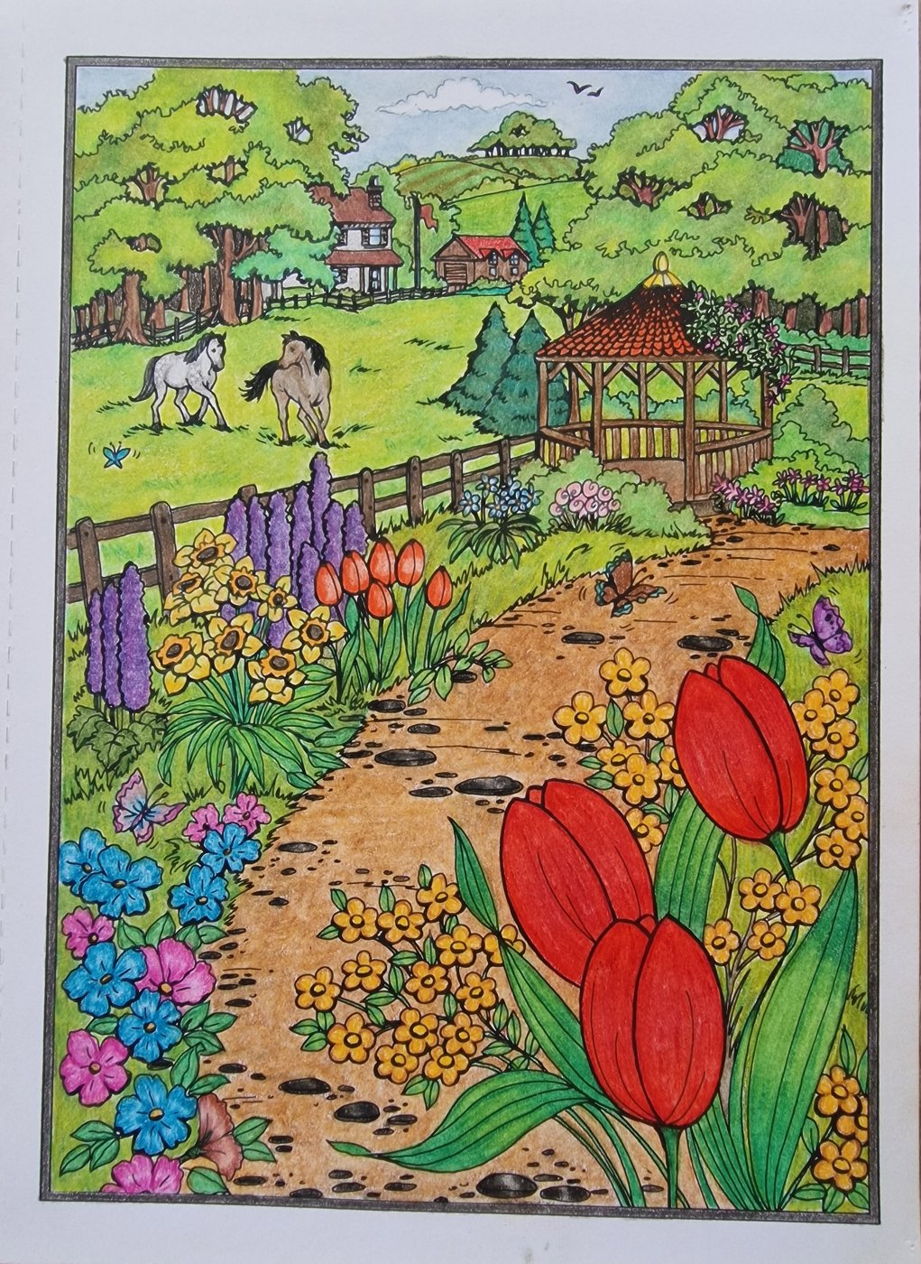 Одна из первых от Coloring with Marina