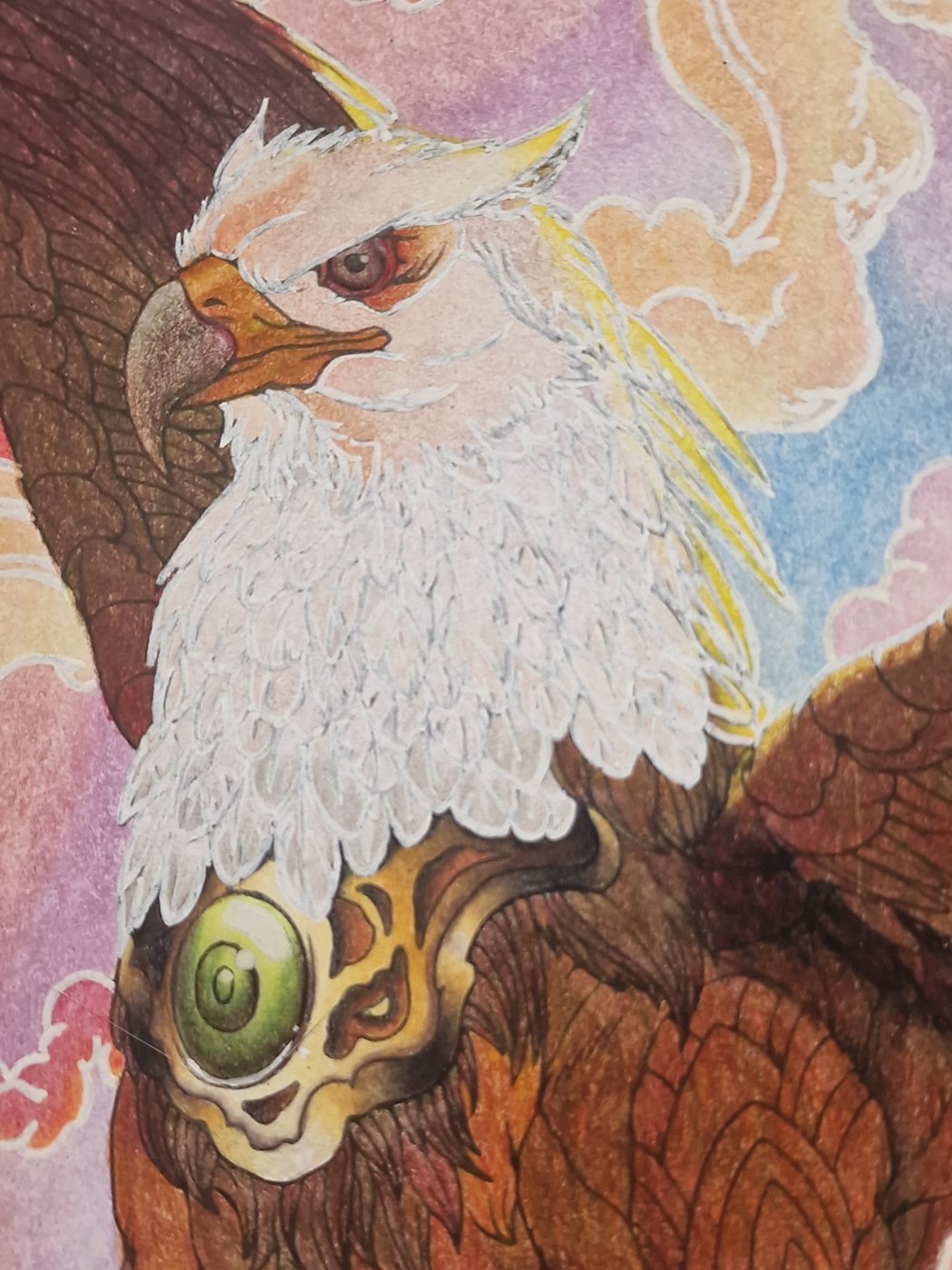Грифон от Coloring with Marina (2/2)