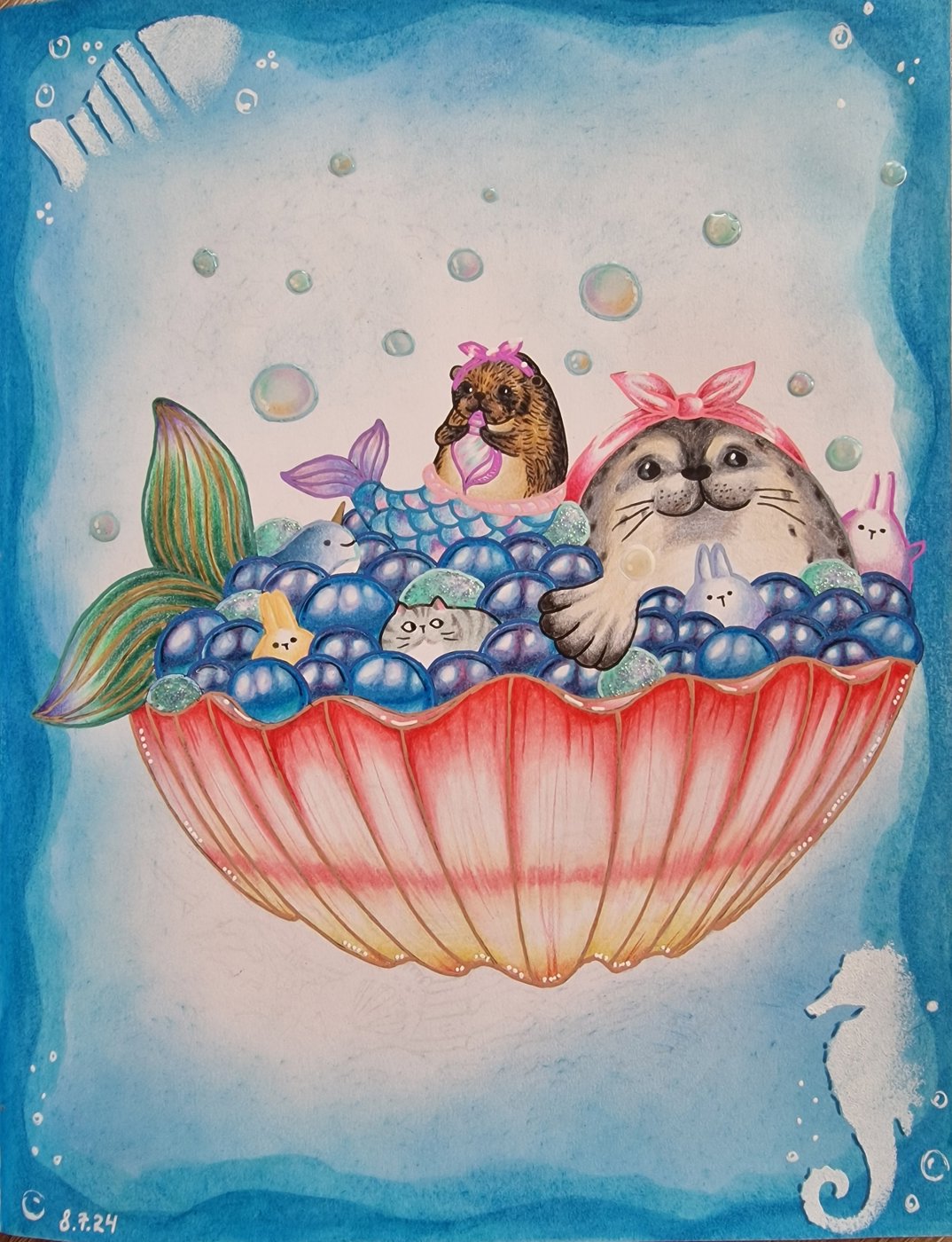 Ракушка 🐚 от Coloring with Marina