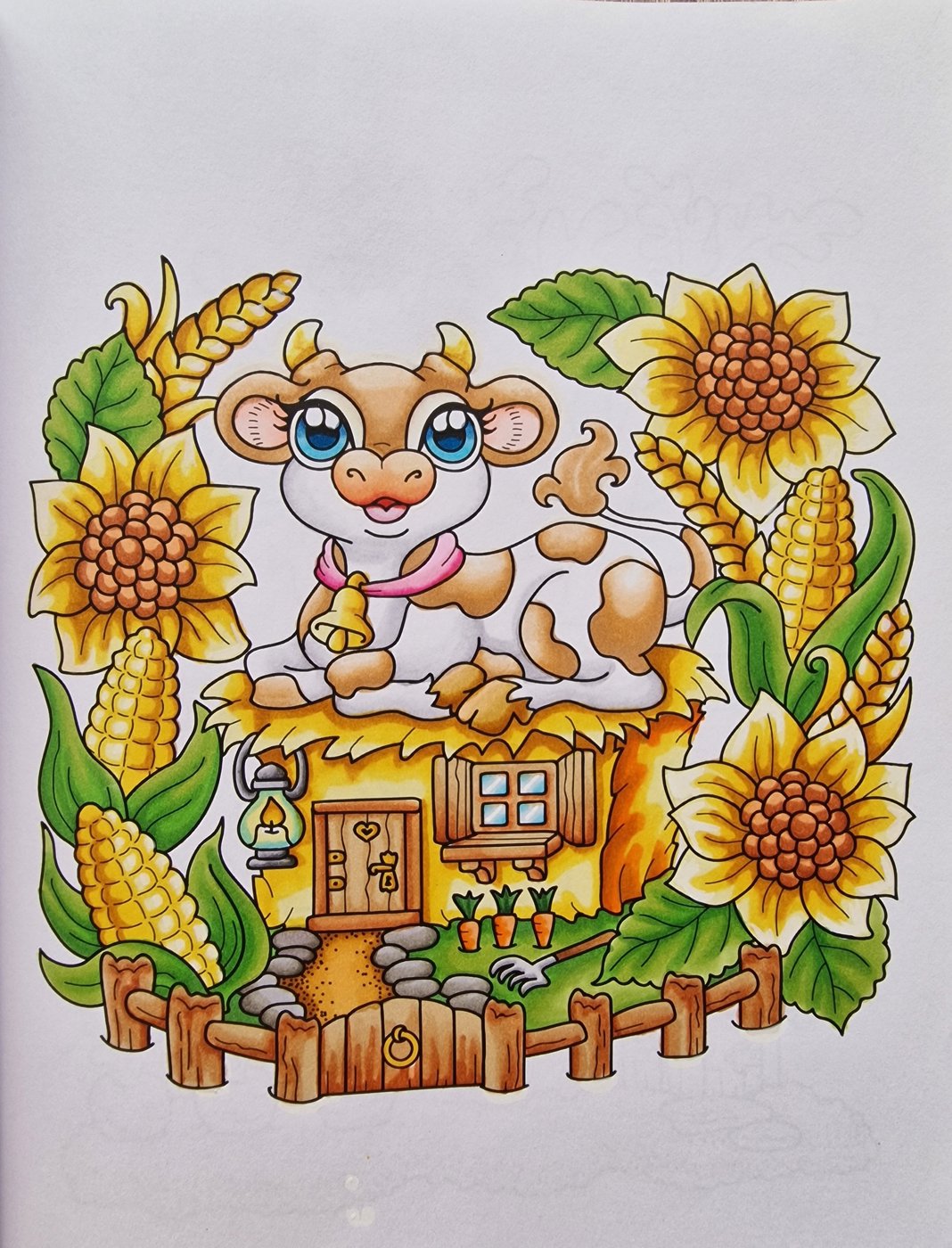 Коровка от Coloring with Marina