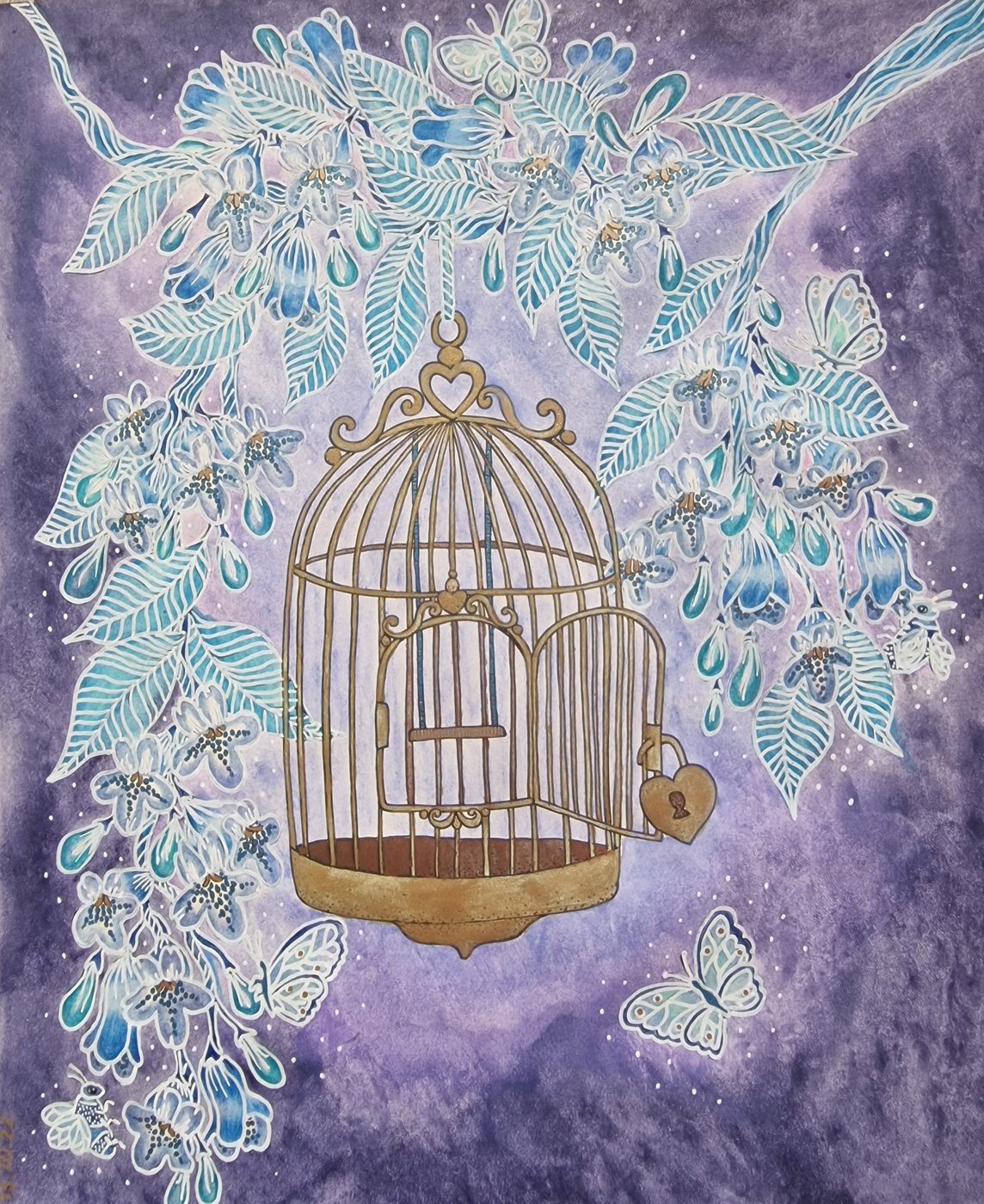 Cage от Coloring with Marina (1/2)