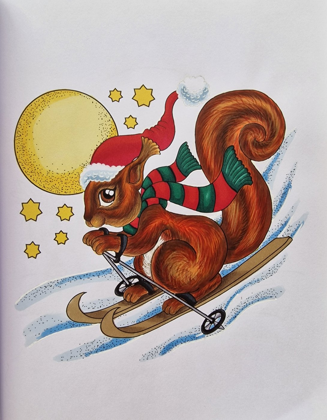 Белочка-спортсменка от Coloring with Marina