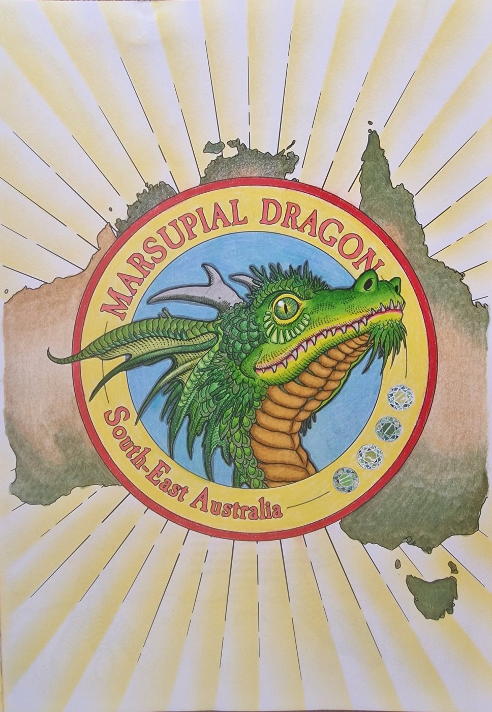 Marsupian Dragon от Coloring with Marina