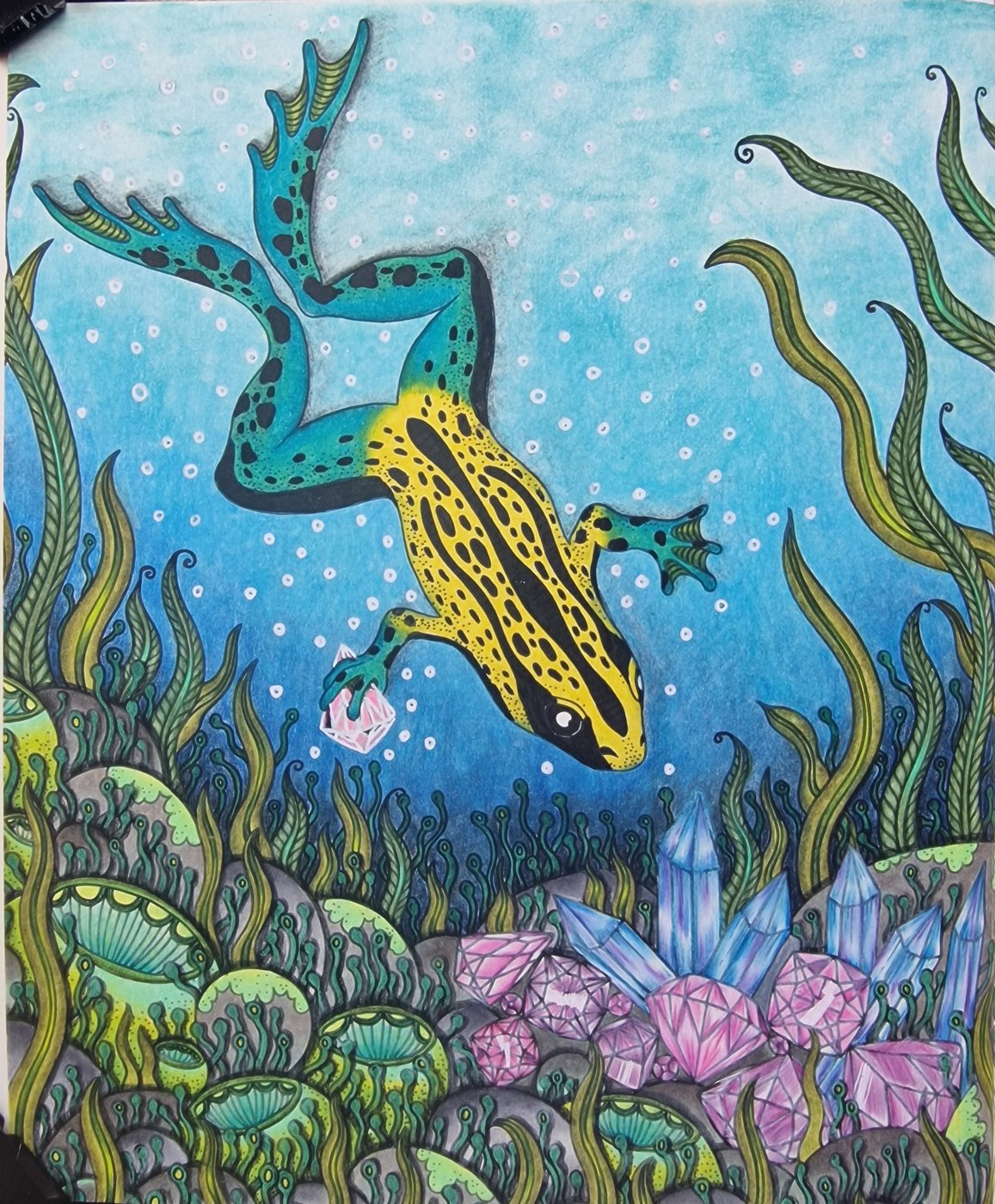 Лягушка 🐸 от Coloring with Marina