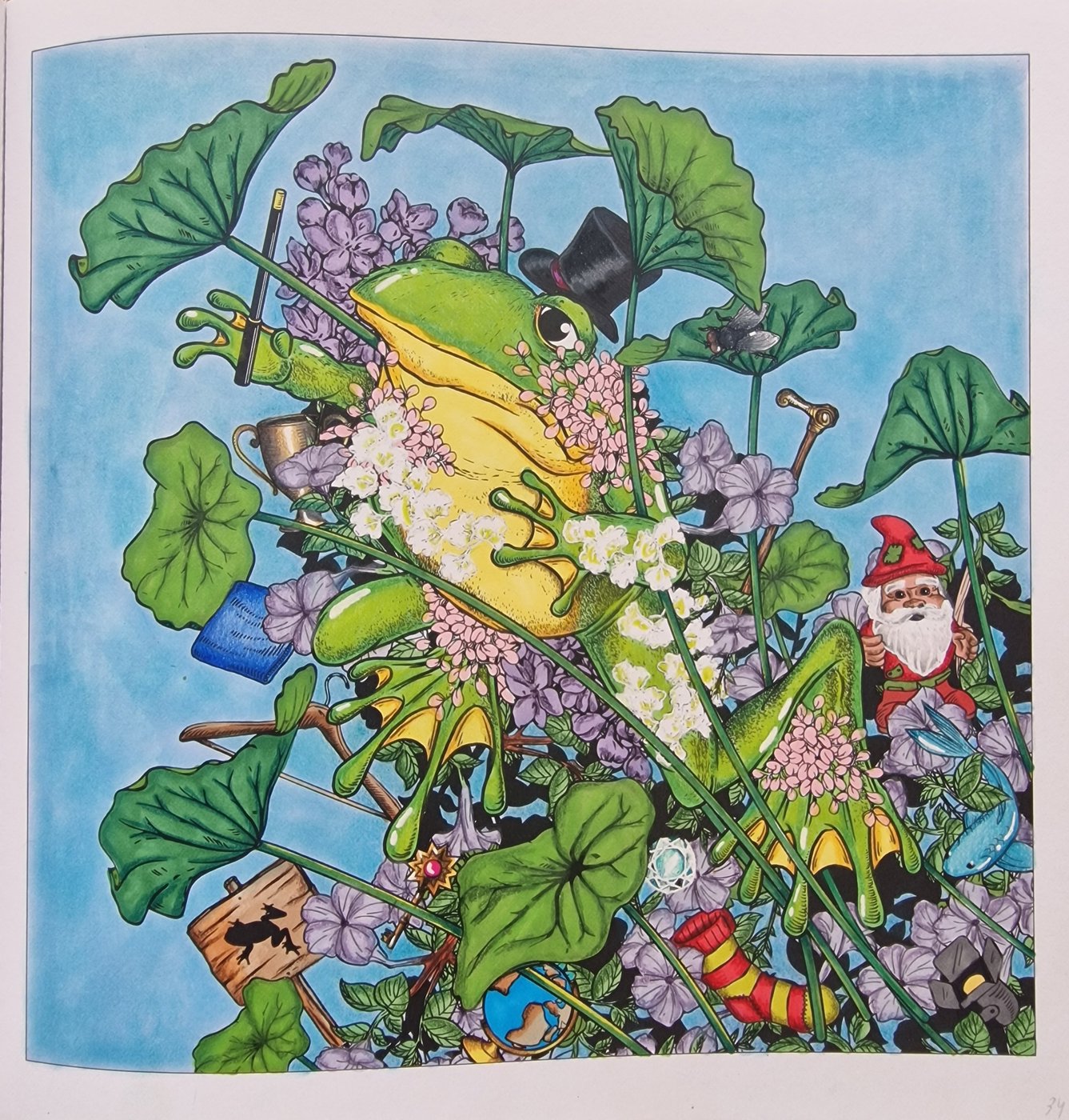 Лягушка 🐸 от Coloring with Marina