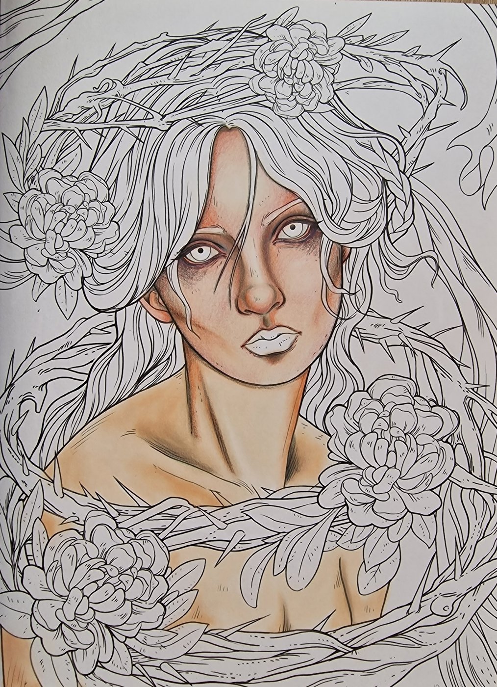 WIP Девушка от Coloring with Marina