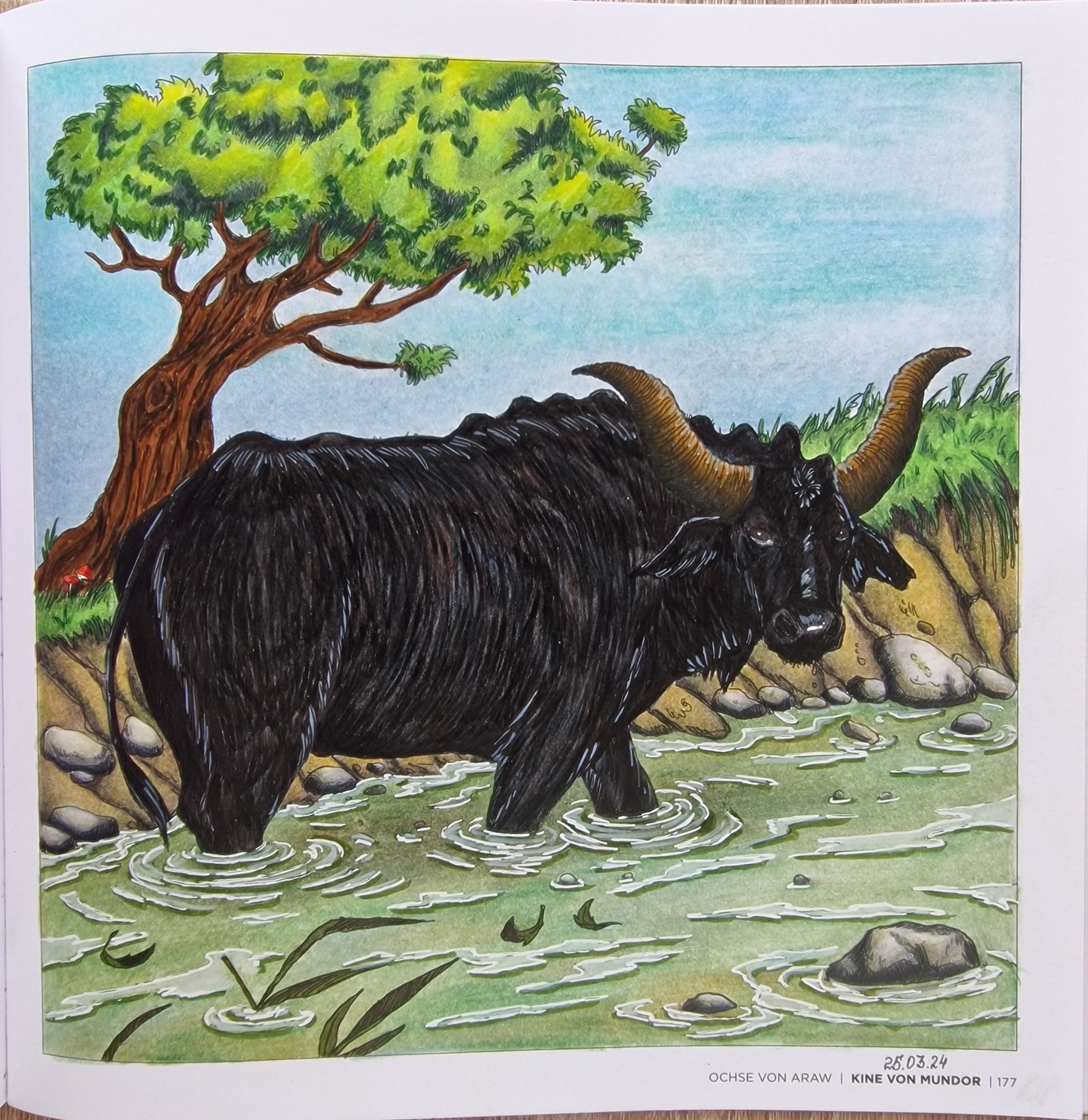 Ochse von Araw от Coloring with Marina