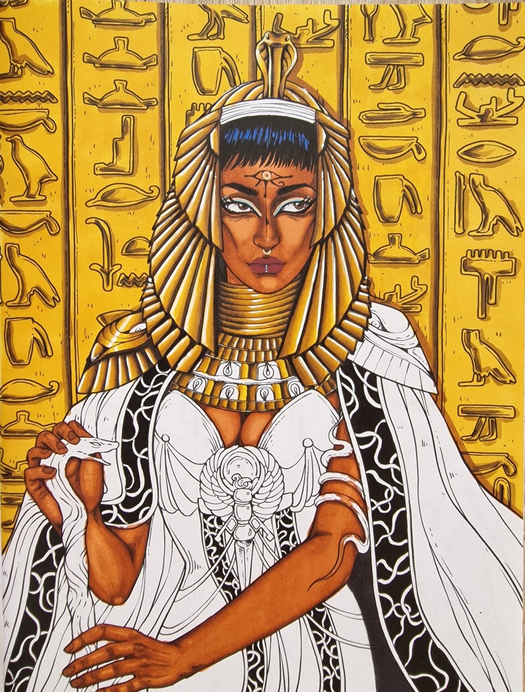 Клеопатра от Coloring with Marina