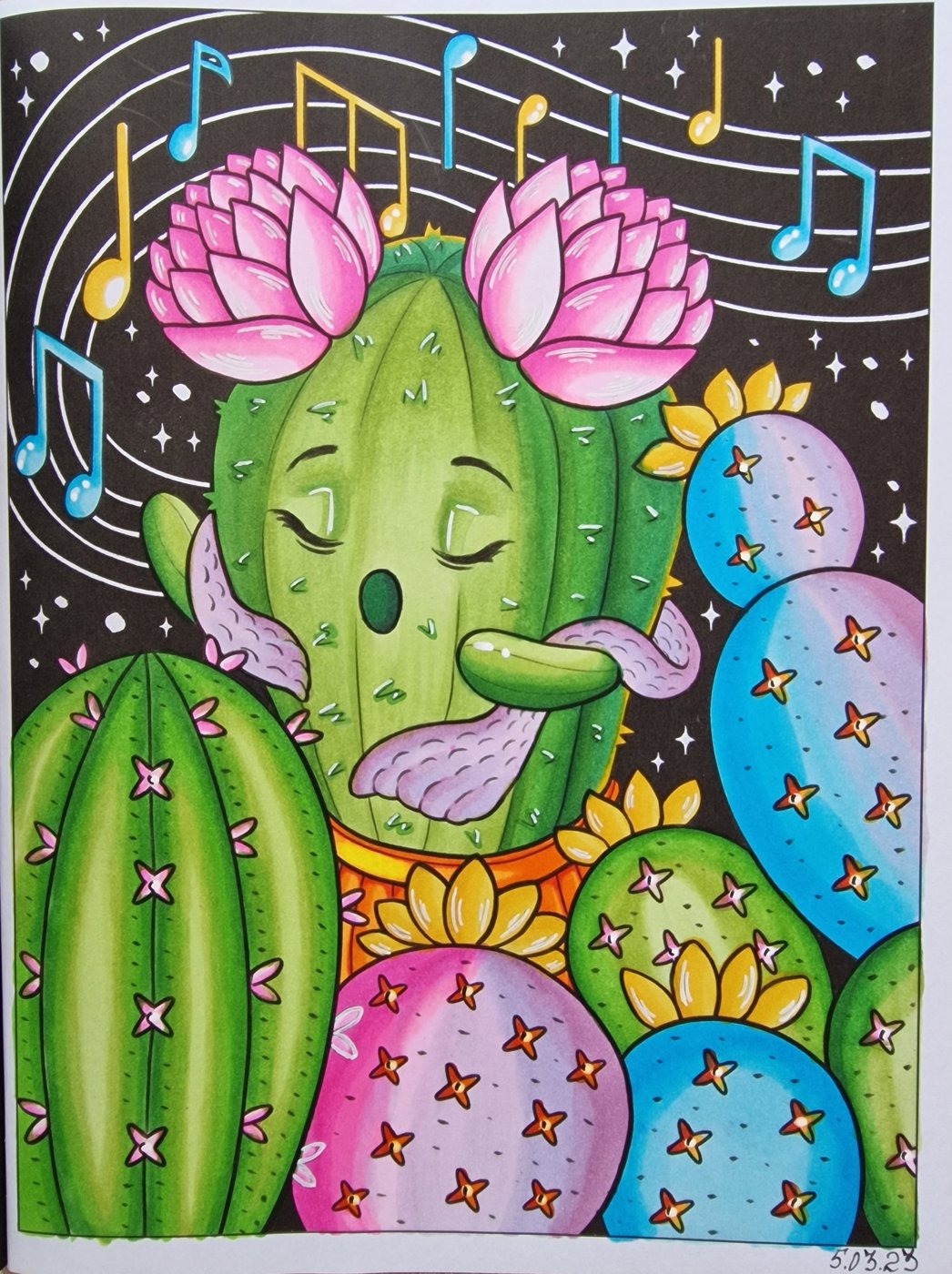 🌵 певец от Coloring with Marina