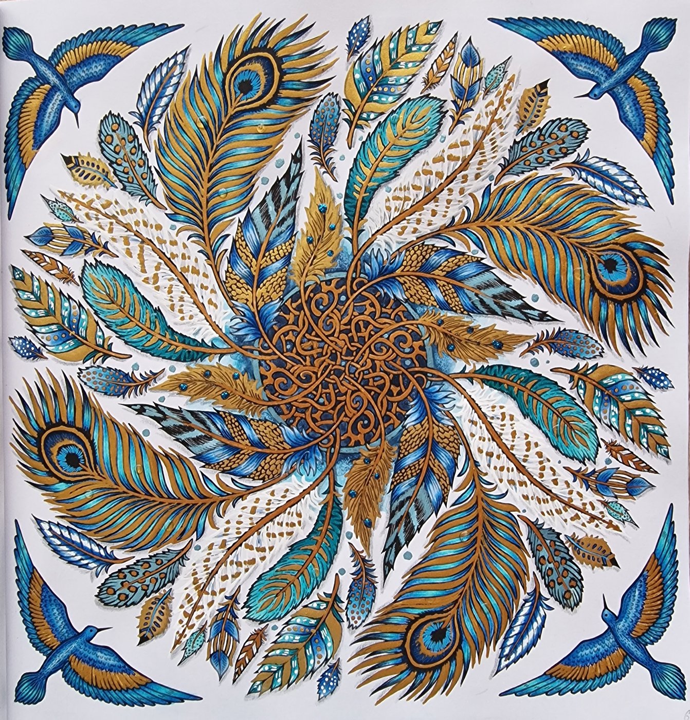 Перья от Coloring with Marina