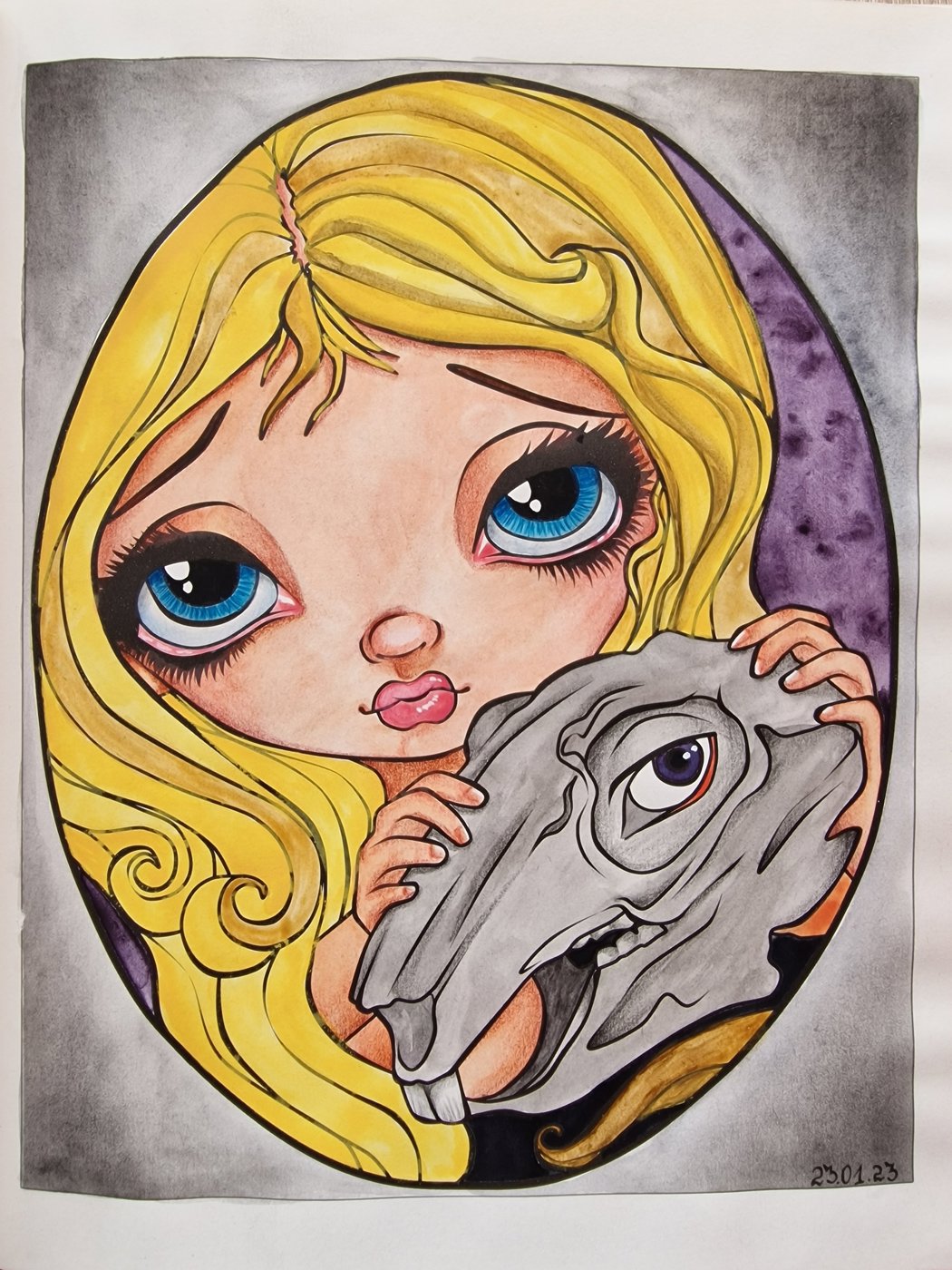 White Rabbit Resurrected от Coloring with Marina