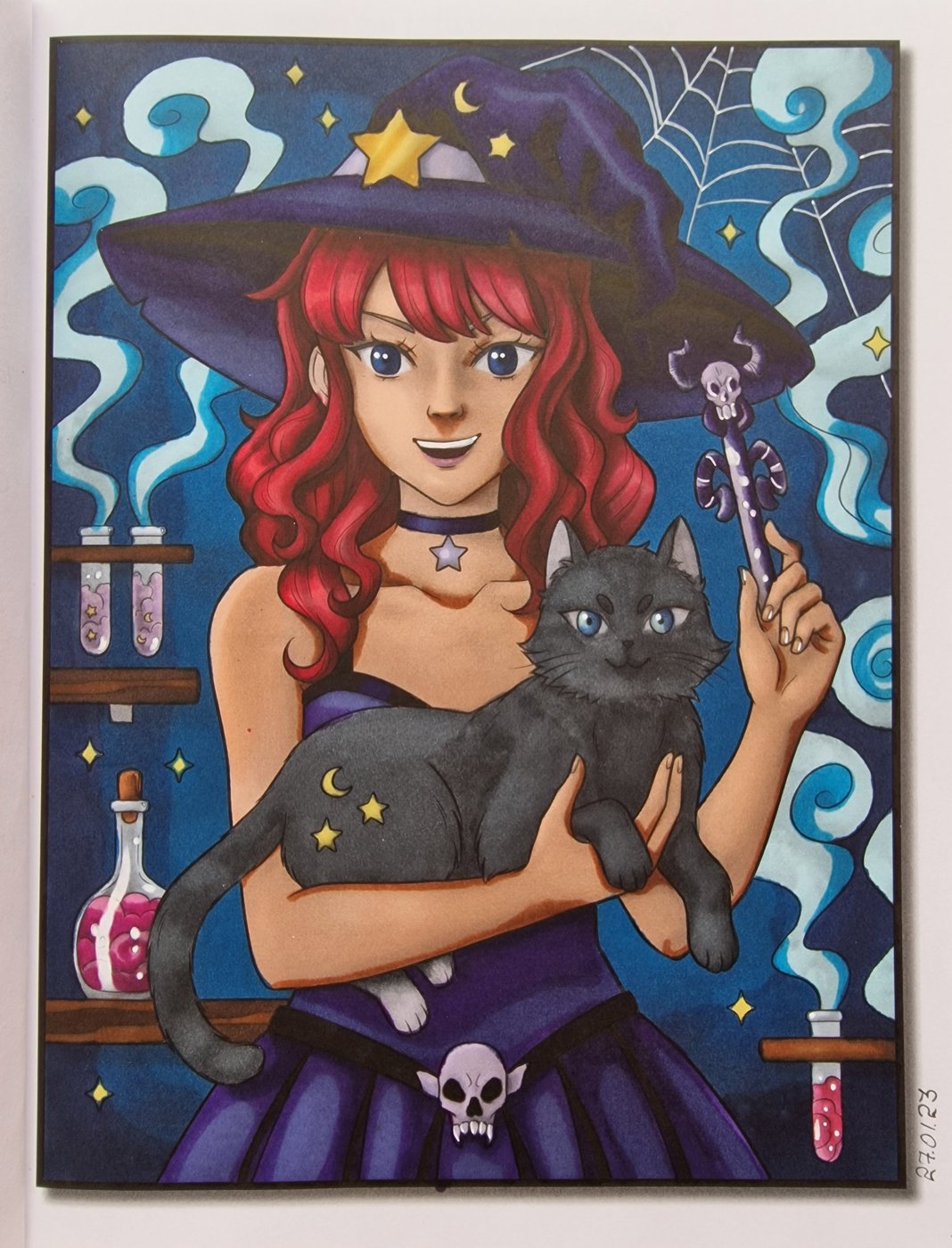 Ведьмачка от Coloring with Marina