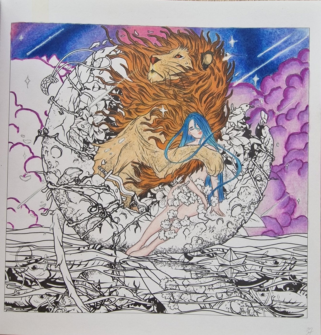 Moon от Coloring with Marina