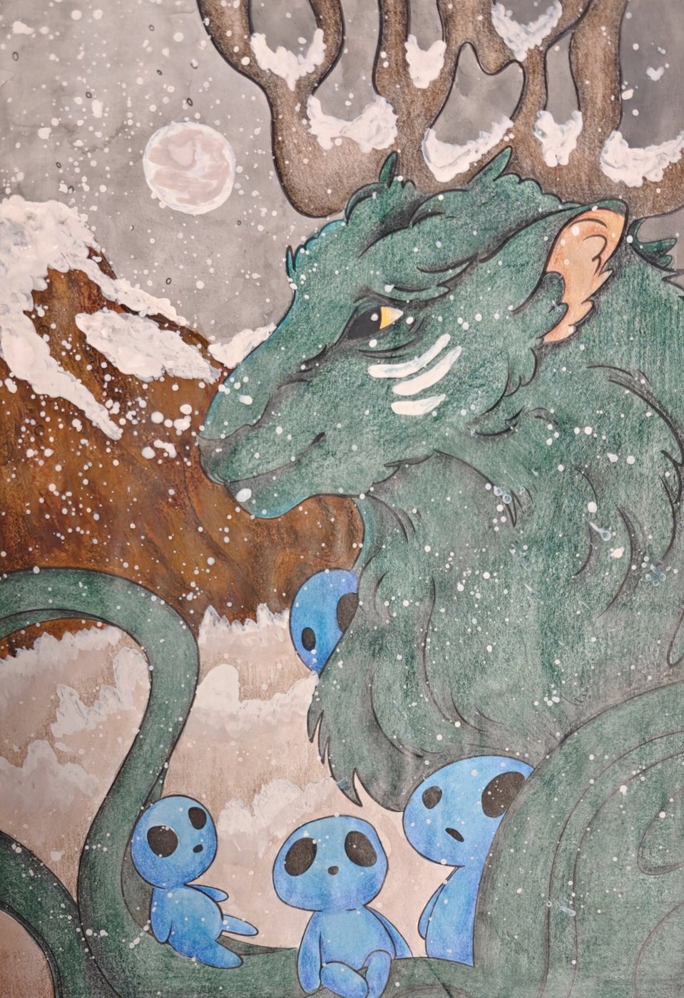 Зимний дух леса от Helena DevLin