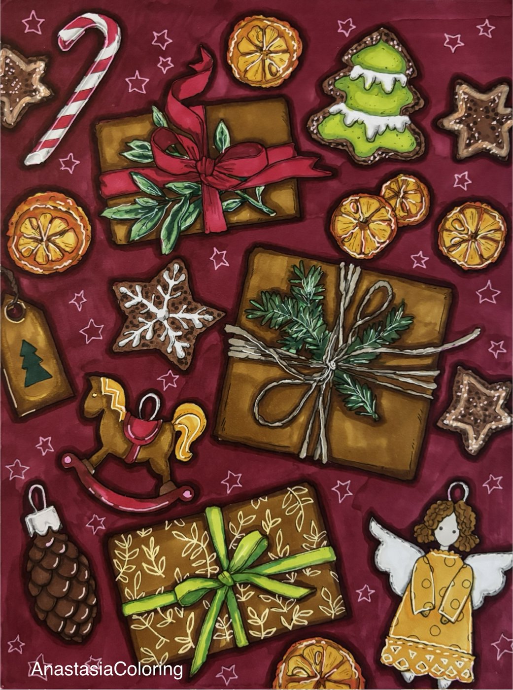 Работа от AnastasiaColoring