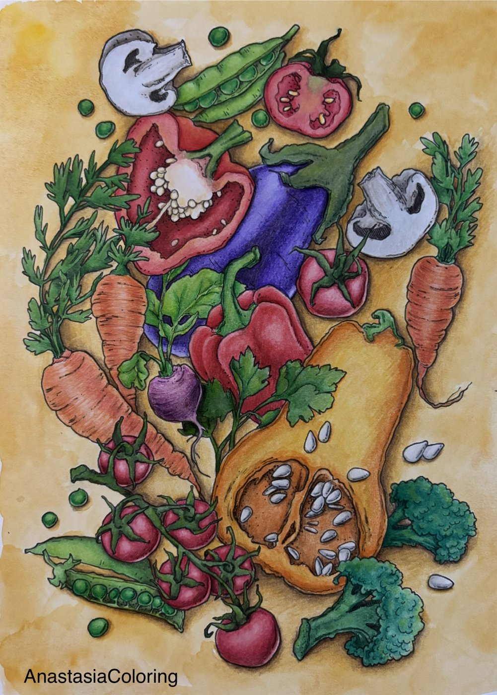 Работа от AnastasiaColoring