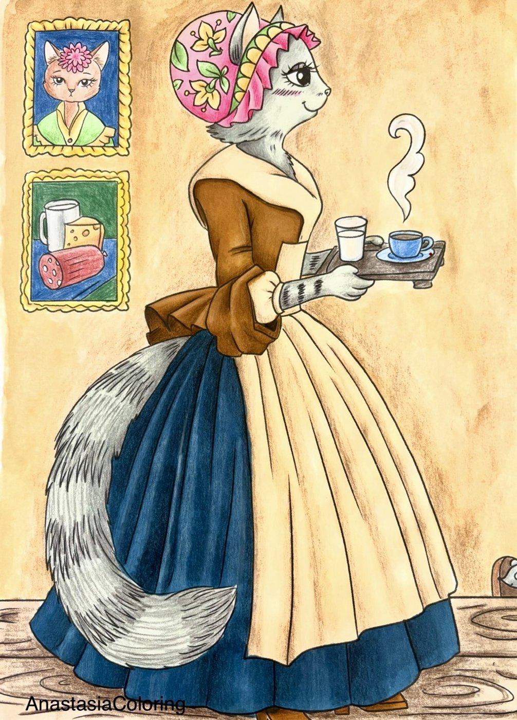 Работа от AnastasiaColoring