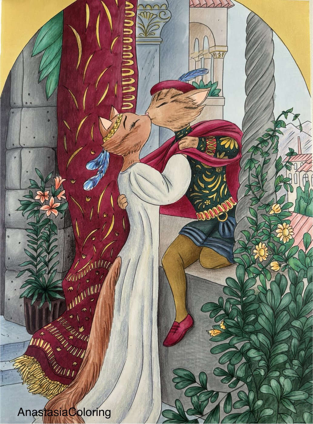 Работа от AnastasiaColoring