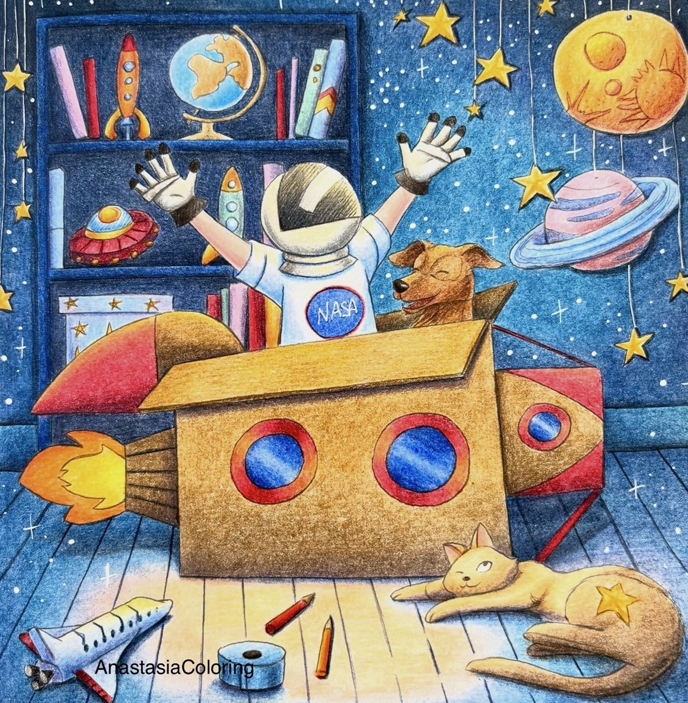 Работа от AnastasiaColoring