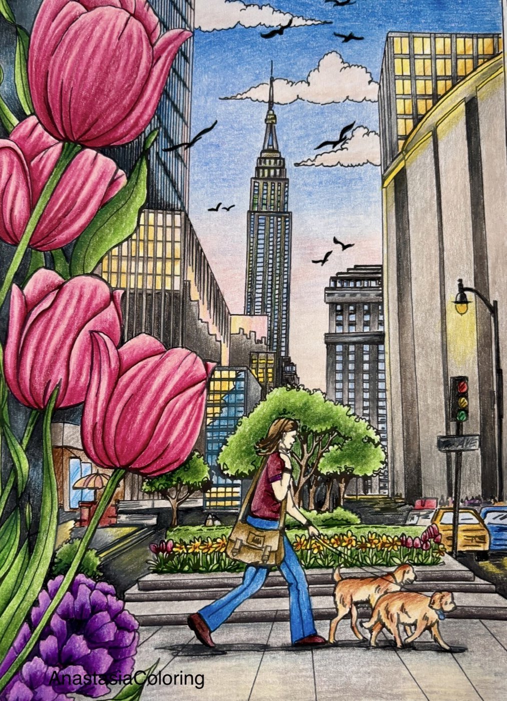 Работа от AnastasiaColoring