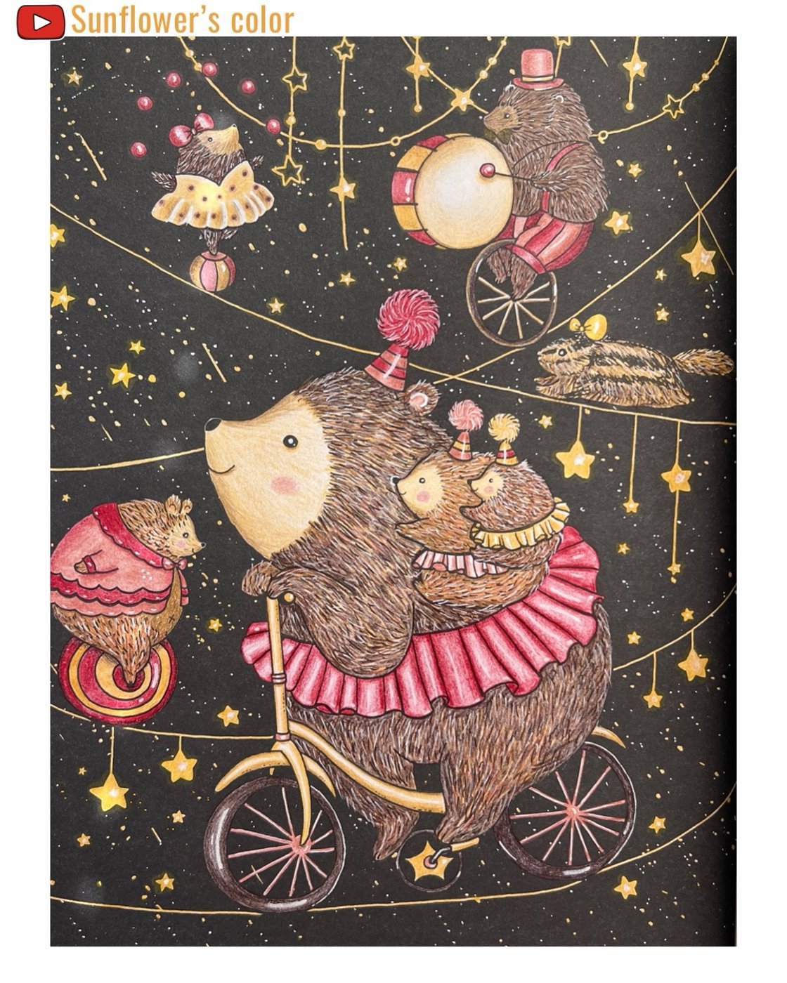 Медведи на велосипеде от Sunflower_s color