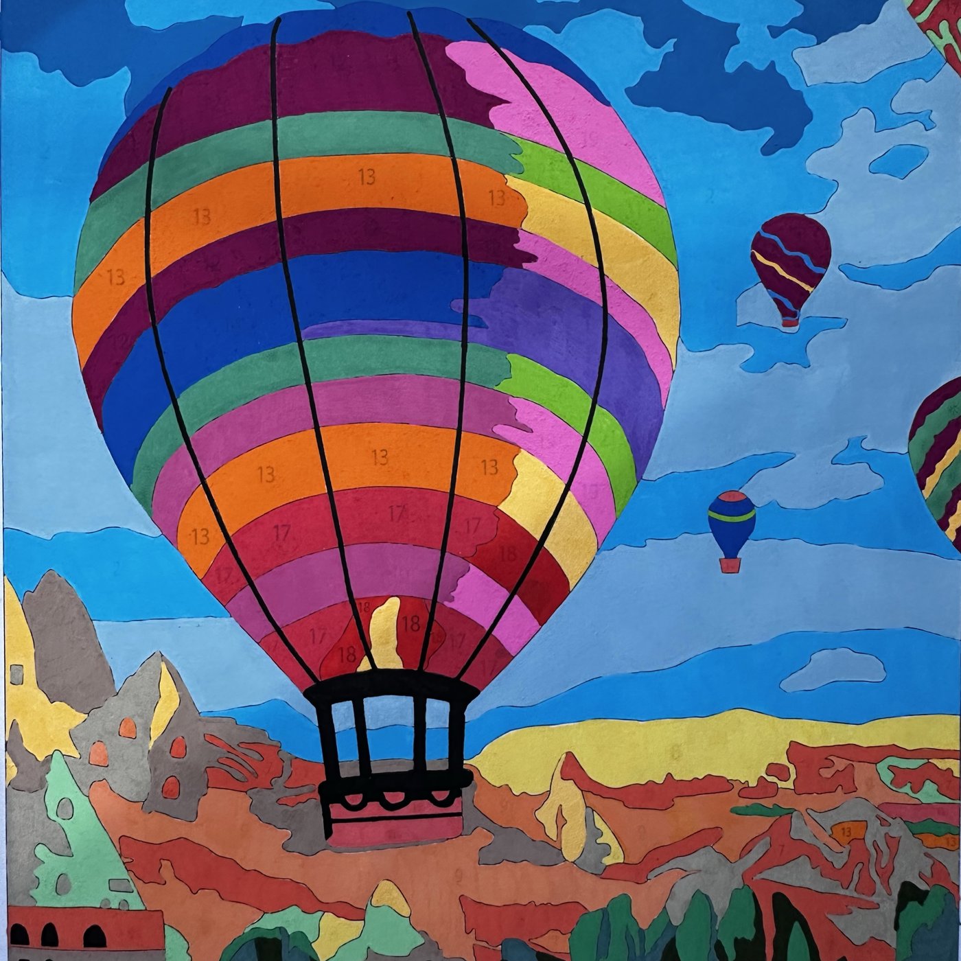 Каппадокия 3/15 ( Картины по номерам. Вокруг мира) от Veto4kasv