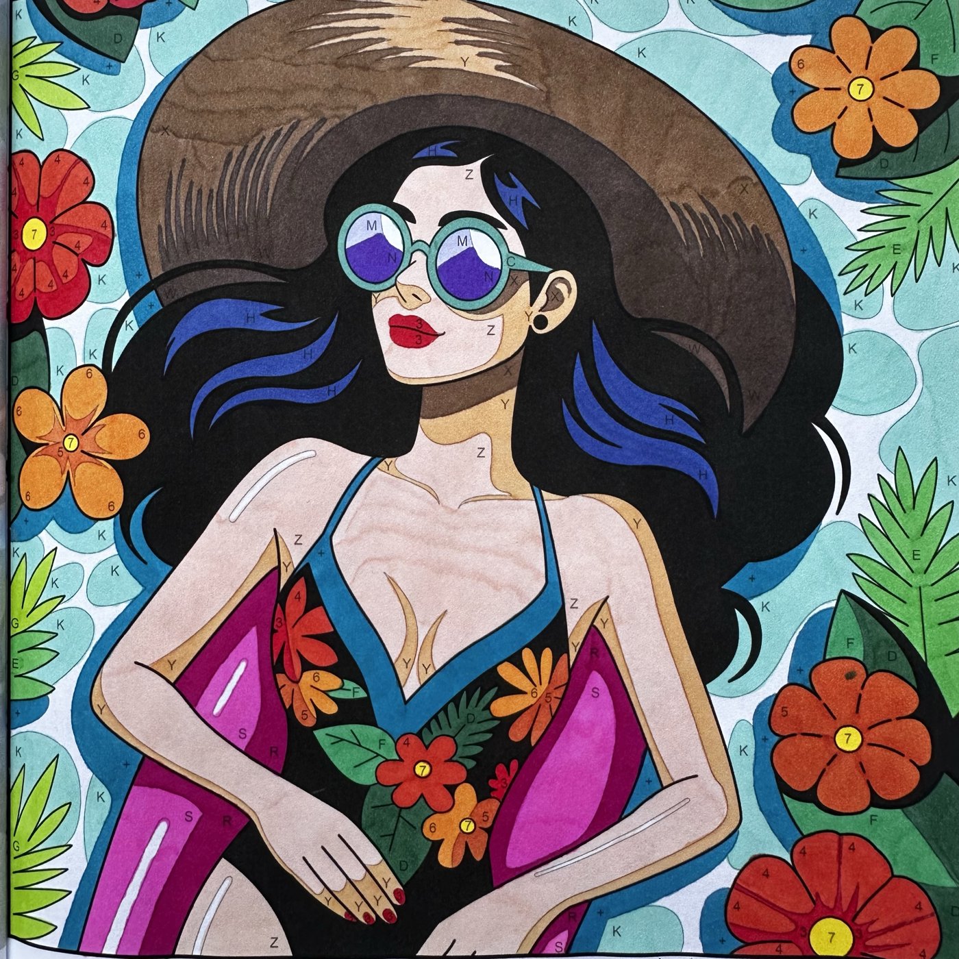 3/30 Девушка в бассейне (Summer vibes) от Veto4kasv