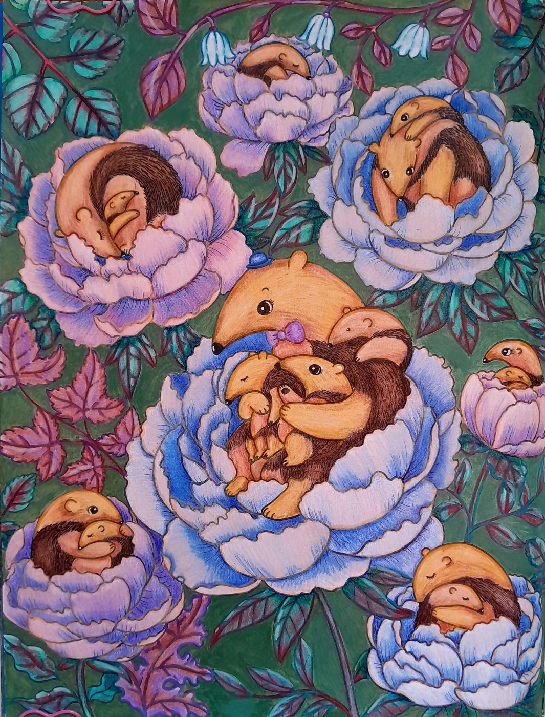 Голубые розы от AlineD