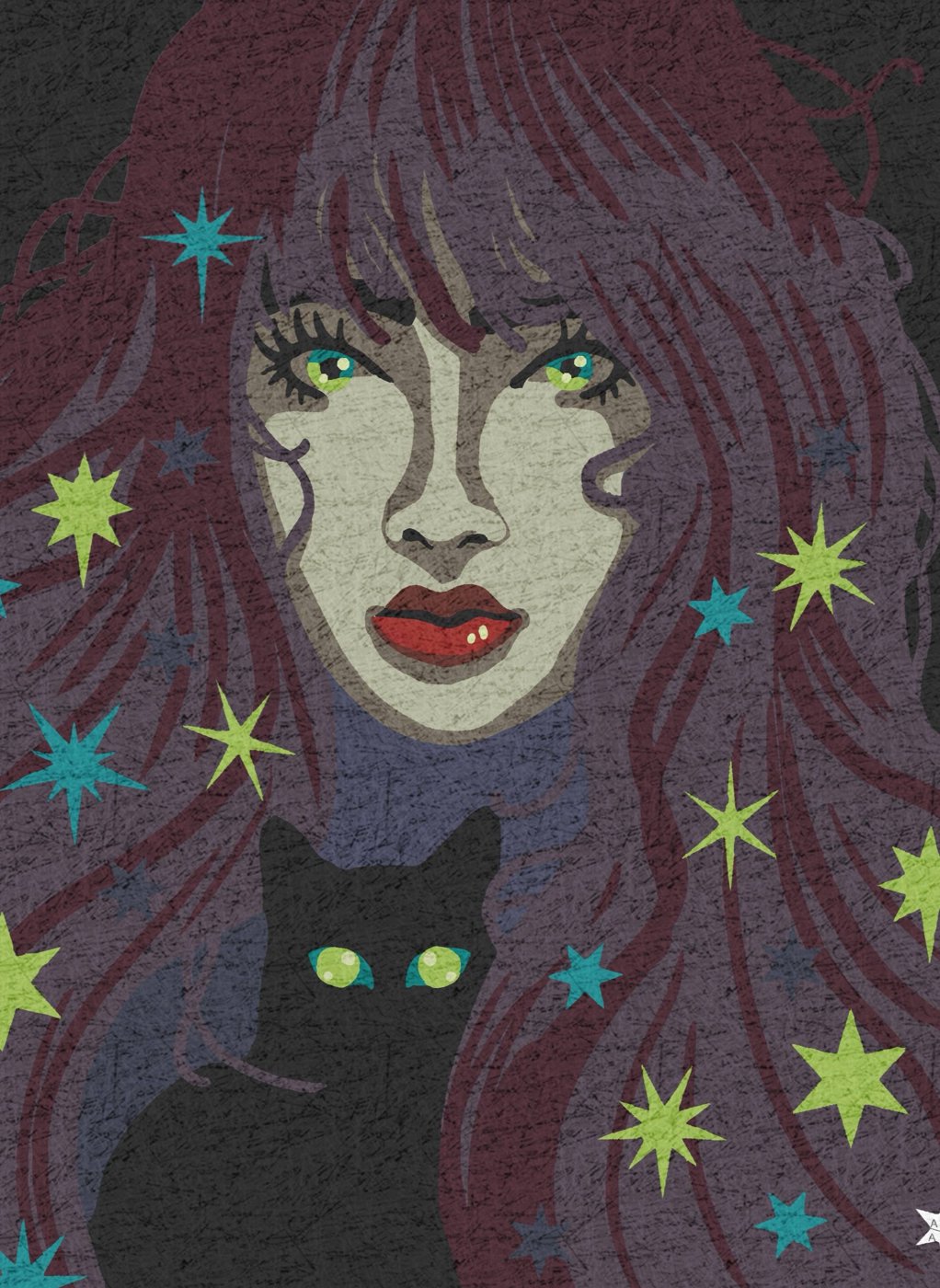 Девушка и кошка от Sxnwr