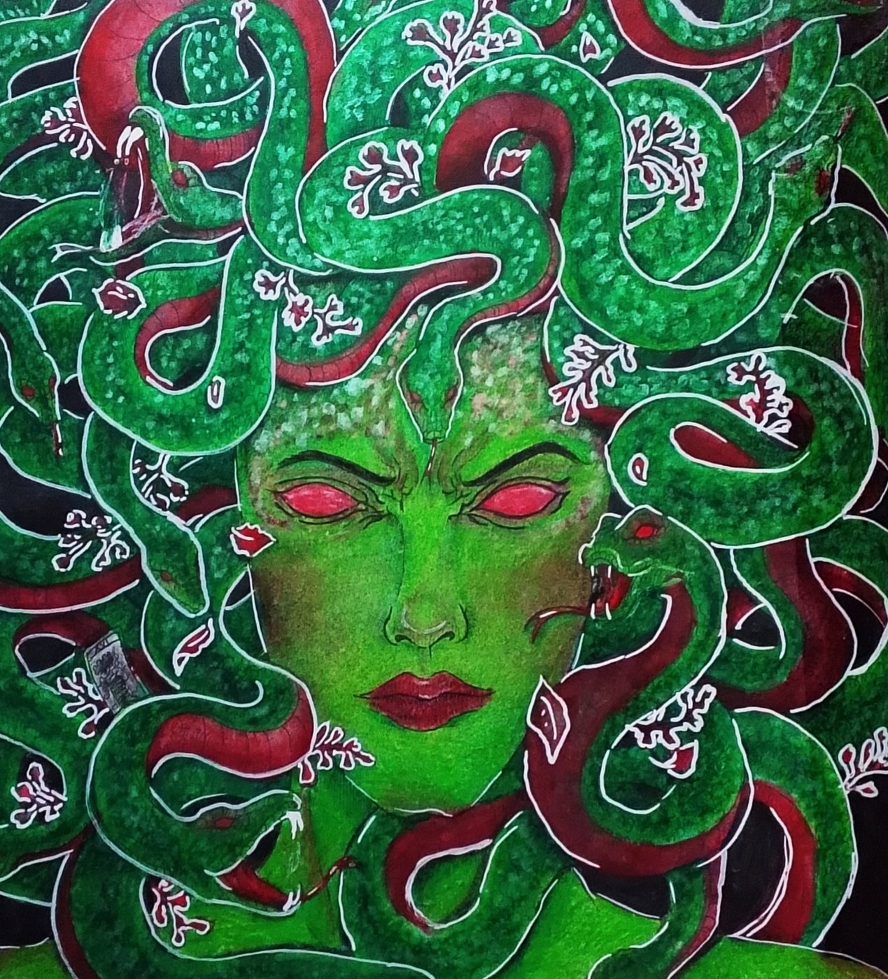 Медуза Горгона от DarColorBook