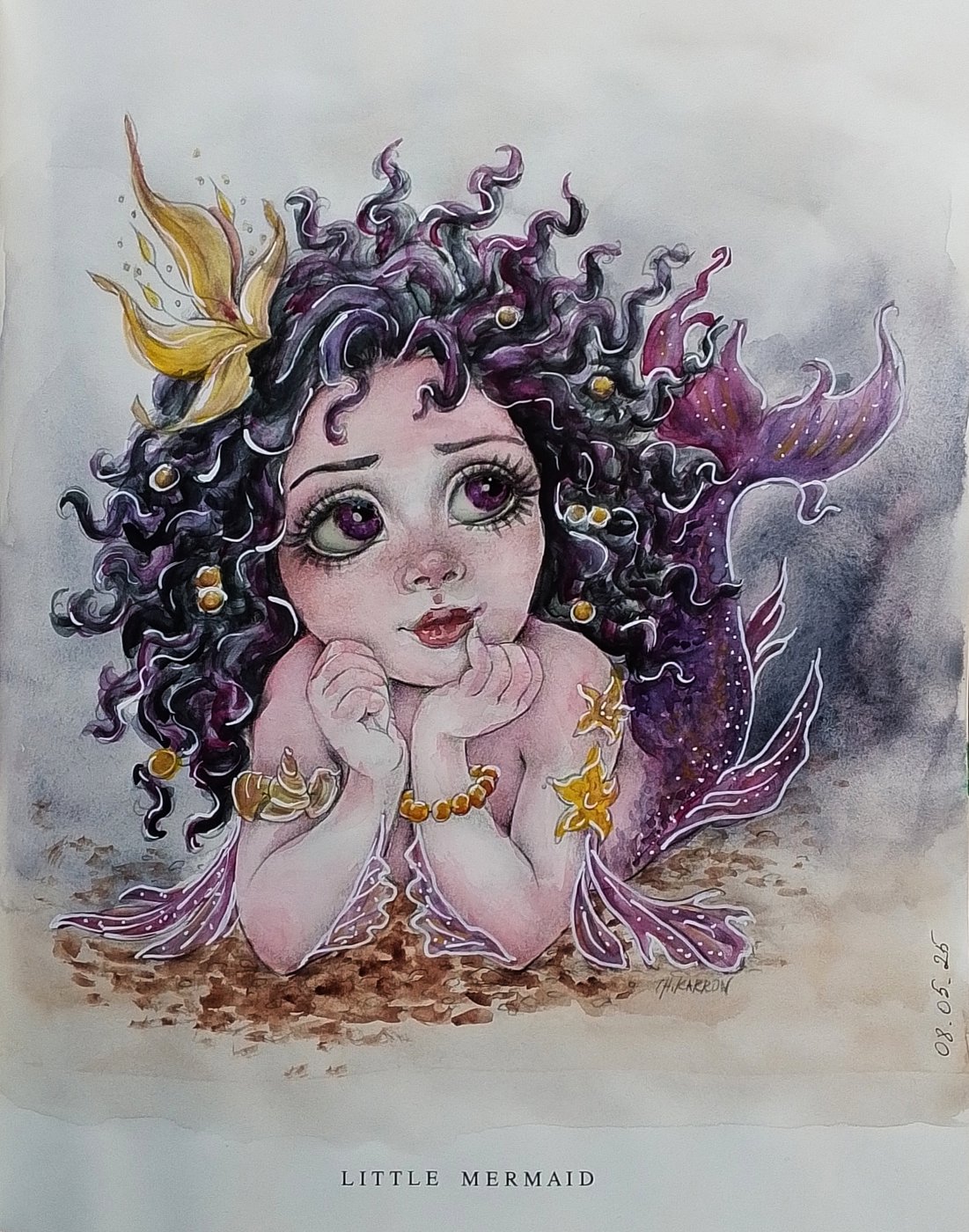 Маленькая русалочка от DarColorBook (1/2)