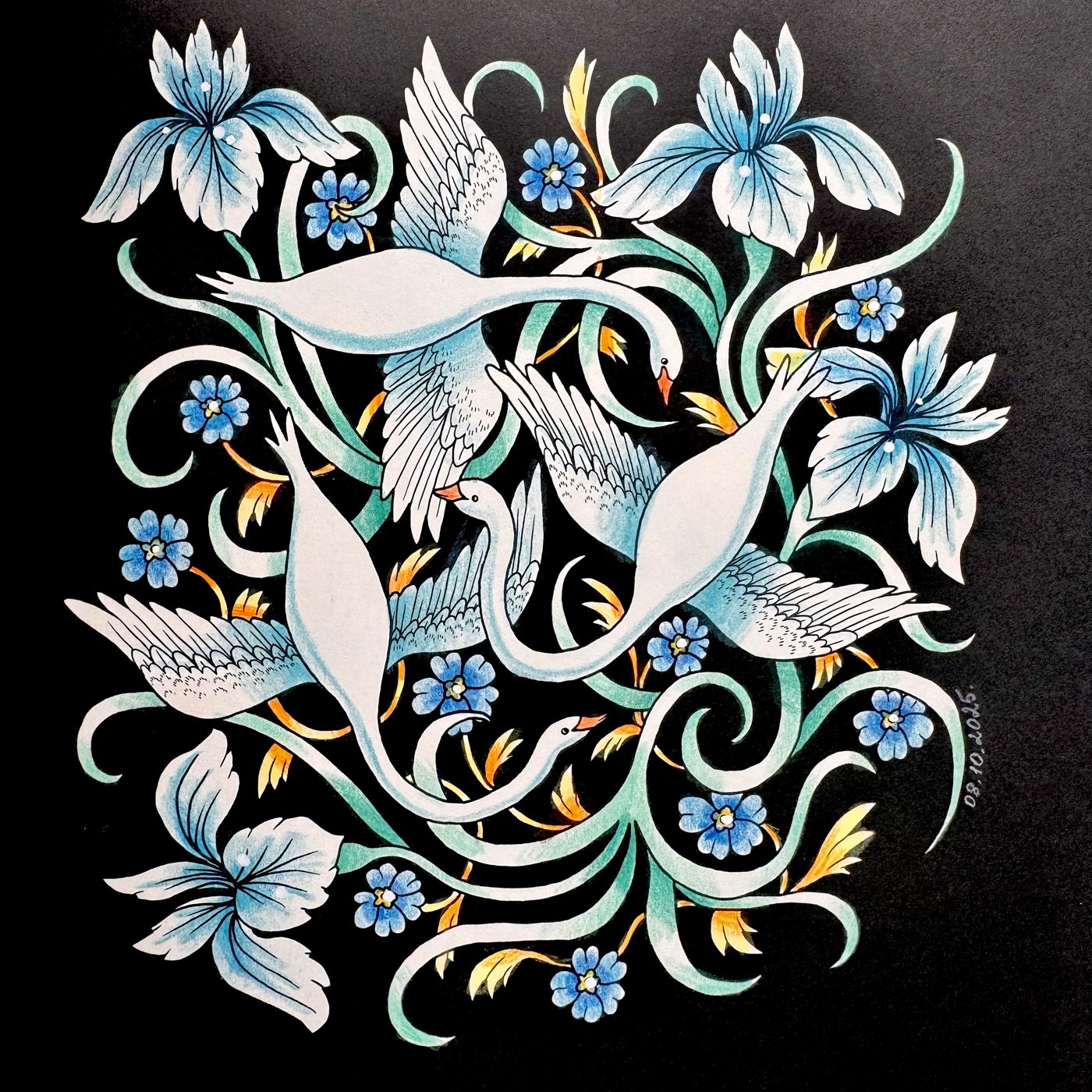 Лебеди от Anastasiia