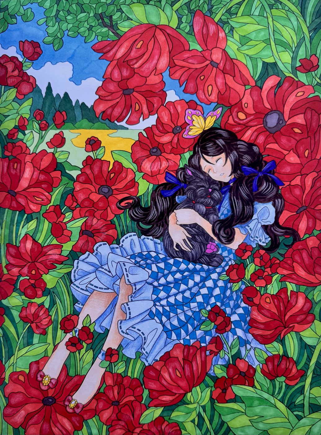 «Смертоносное маковое поле» от Anastasiia