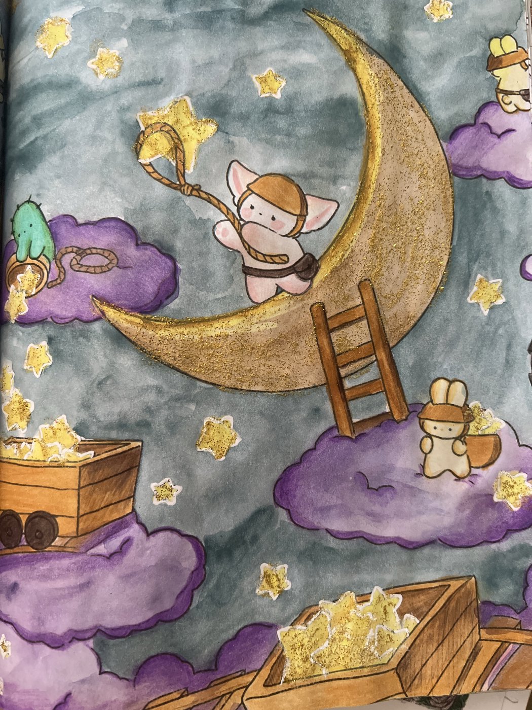 Работа от Луна