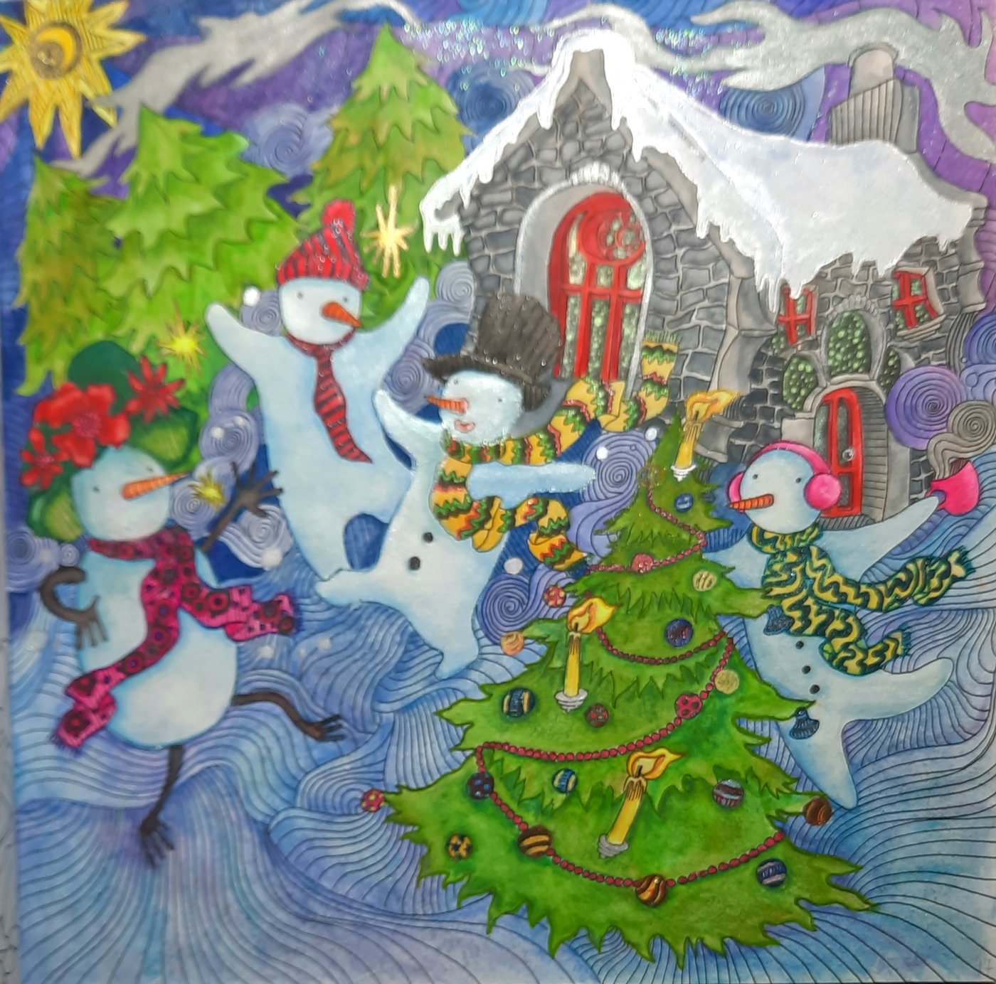 Танец снеговиков от Lanaestep